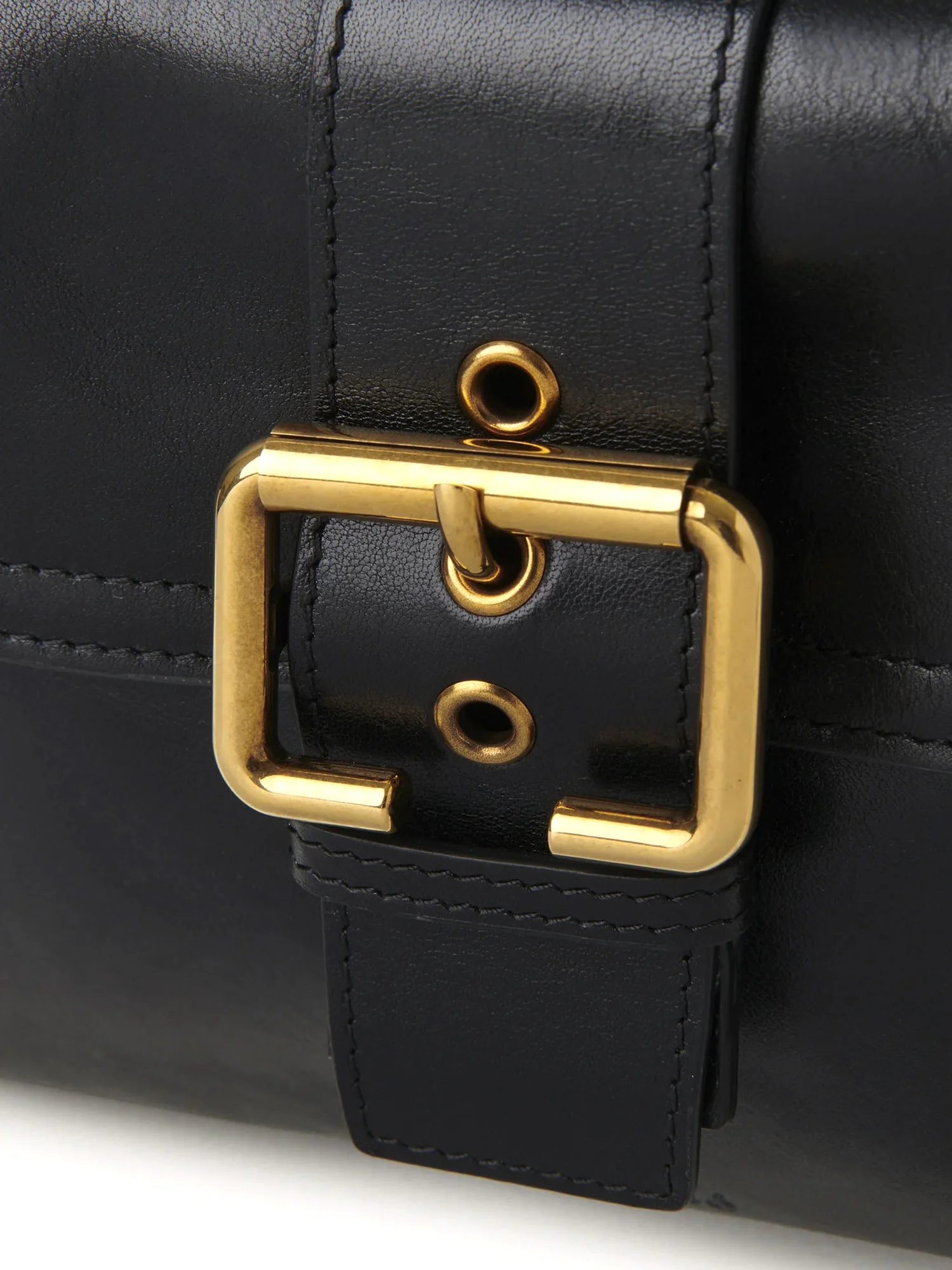 Chloé Medium Double Carry Leather Shoulder Bag - Black - Image 5