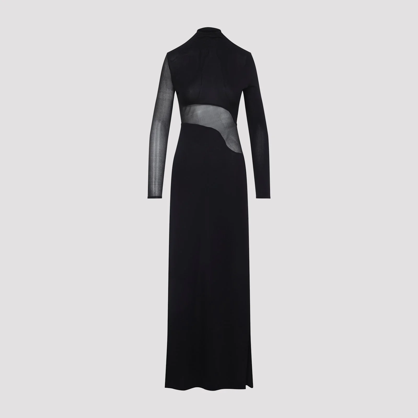 Alaia Alaa Bodycon Long Dress - Noir Alaia - Image 3