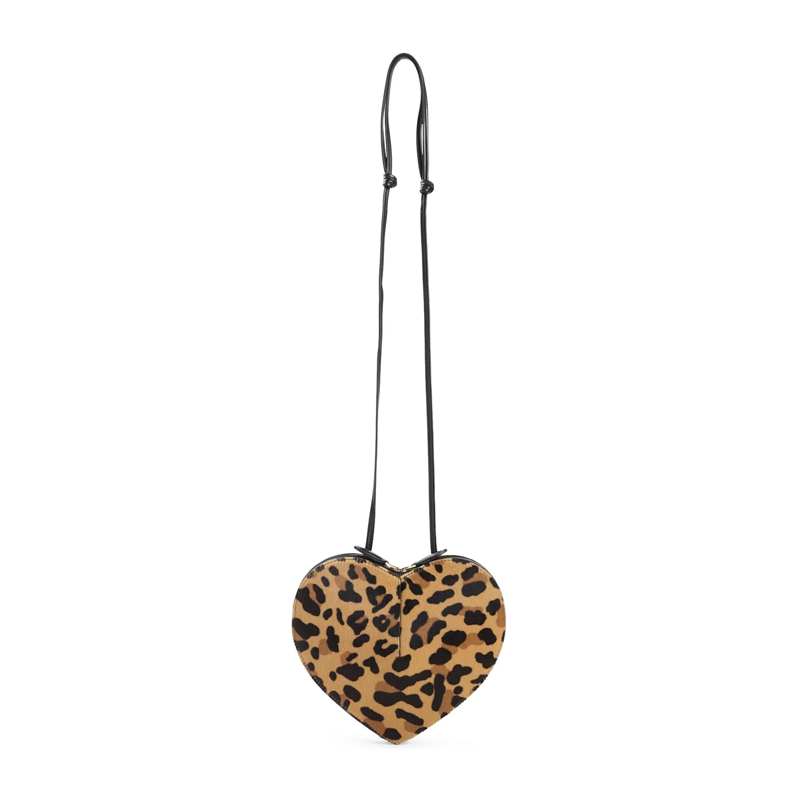 Alaia Le Coeur Leopard Shoulder Bag - Brun Sepia - Image 2