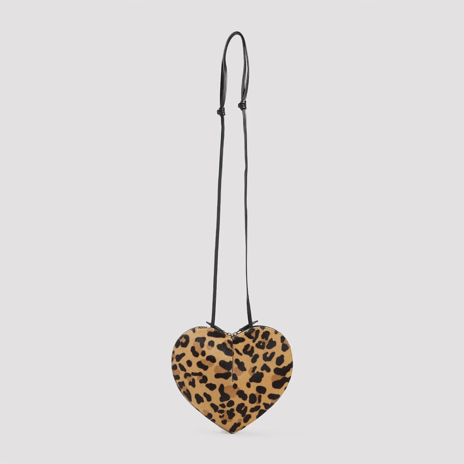 Alaia Le Coeur Leopard Shoulder Bag - Brun Sepia - Image 4