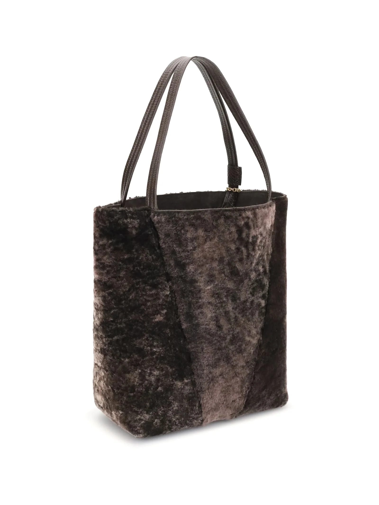 Chloé Spin Shearling Tote Bag - Image 3
