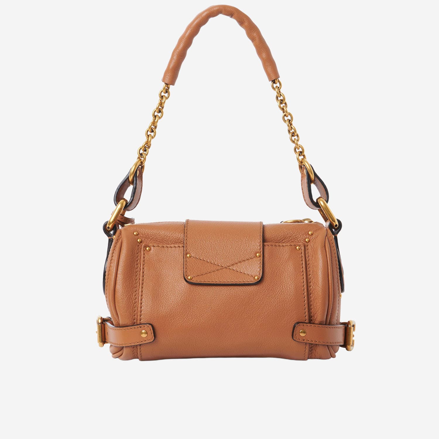 Chloé Small Paddington Leather Shoulder Bag - Beige - Image 2