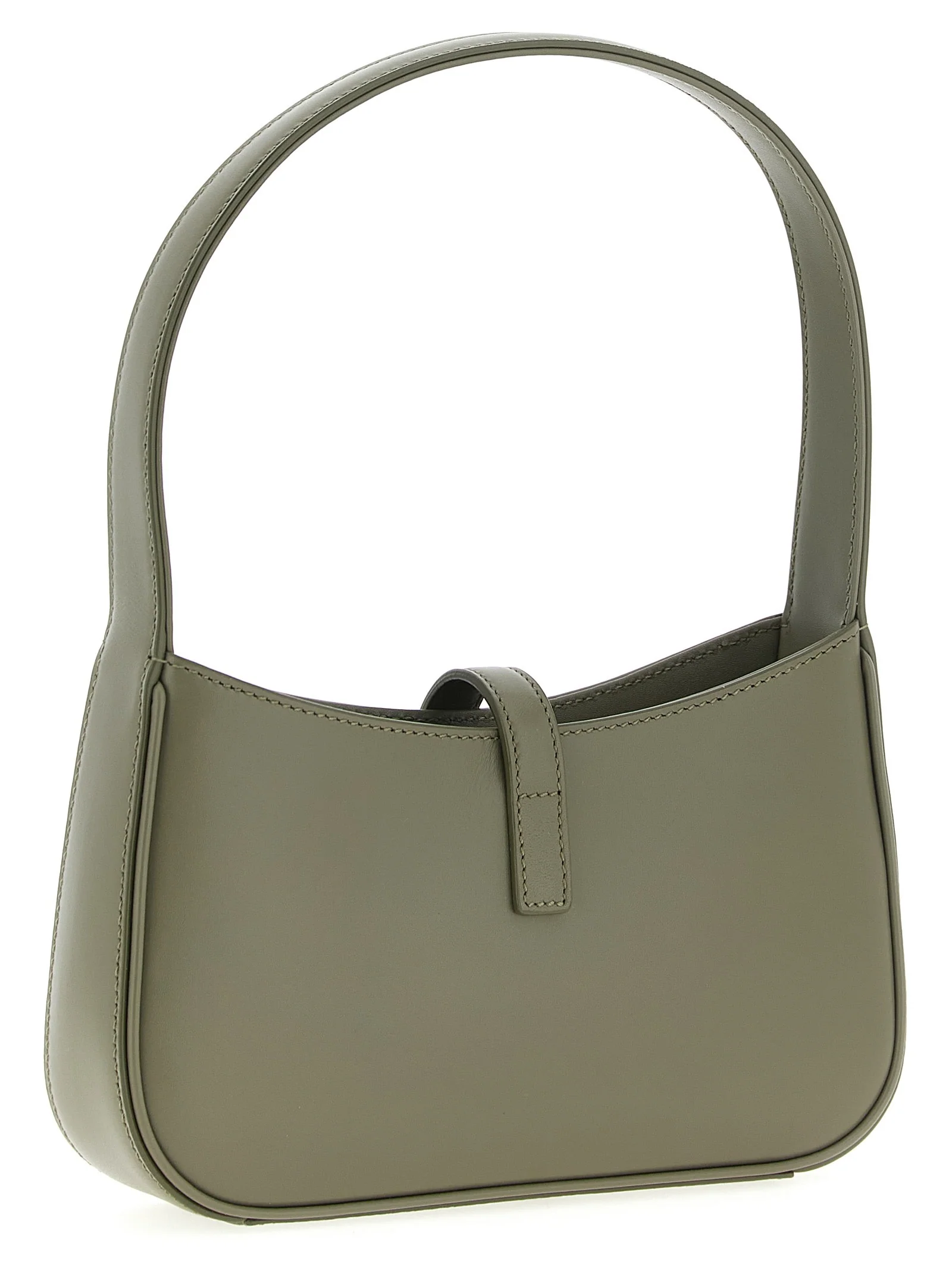 Saint Laurent Le 5 À 7 Mini Hobo Handbag - Gray - Image 2