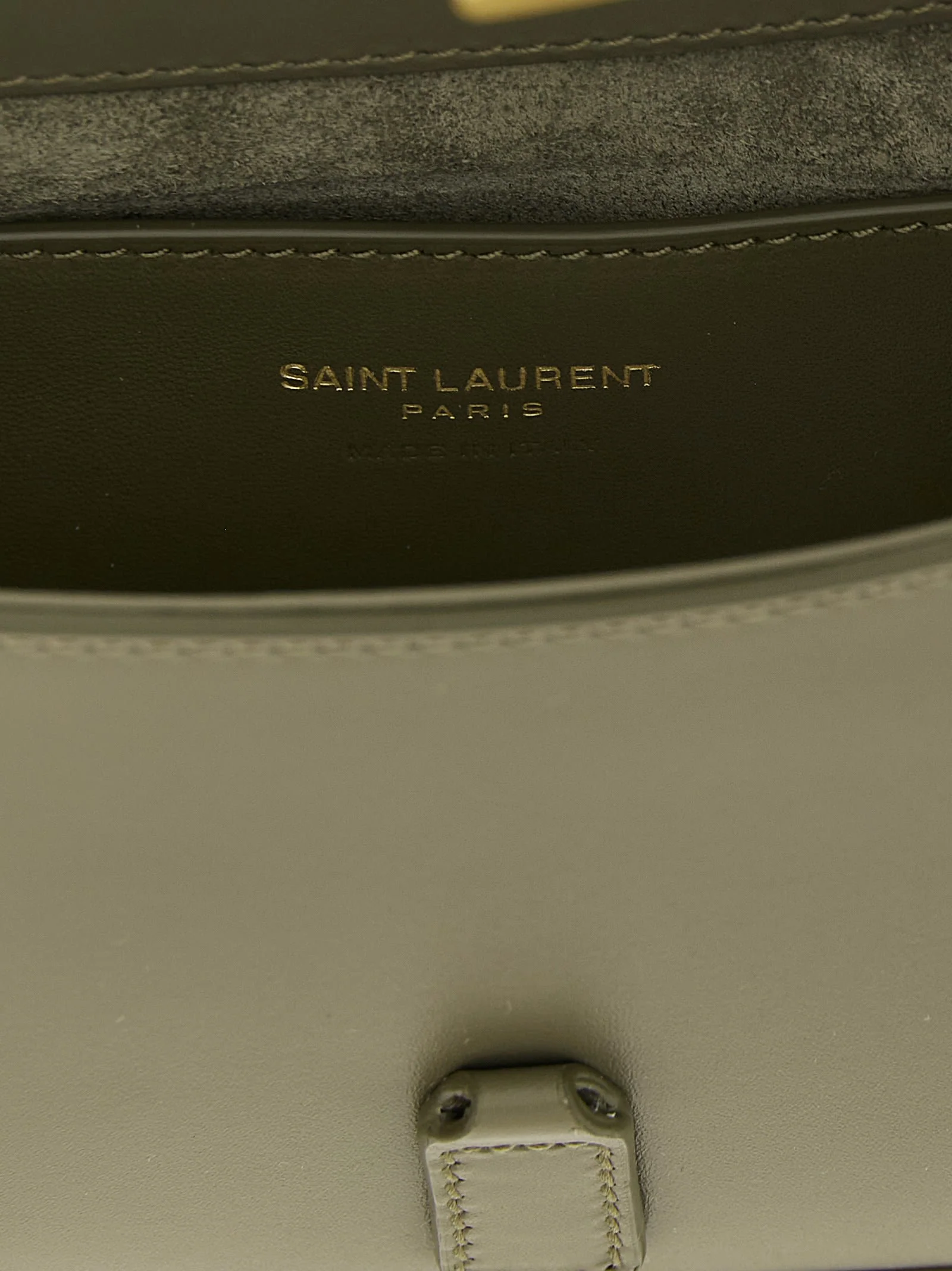 Saint Laurent Le 5 À 7 Mini Hobo Handbag - Gray - Image 4