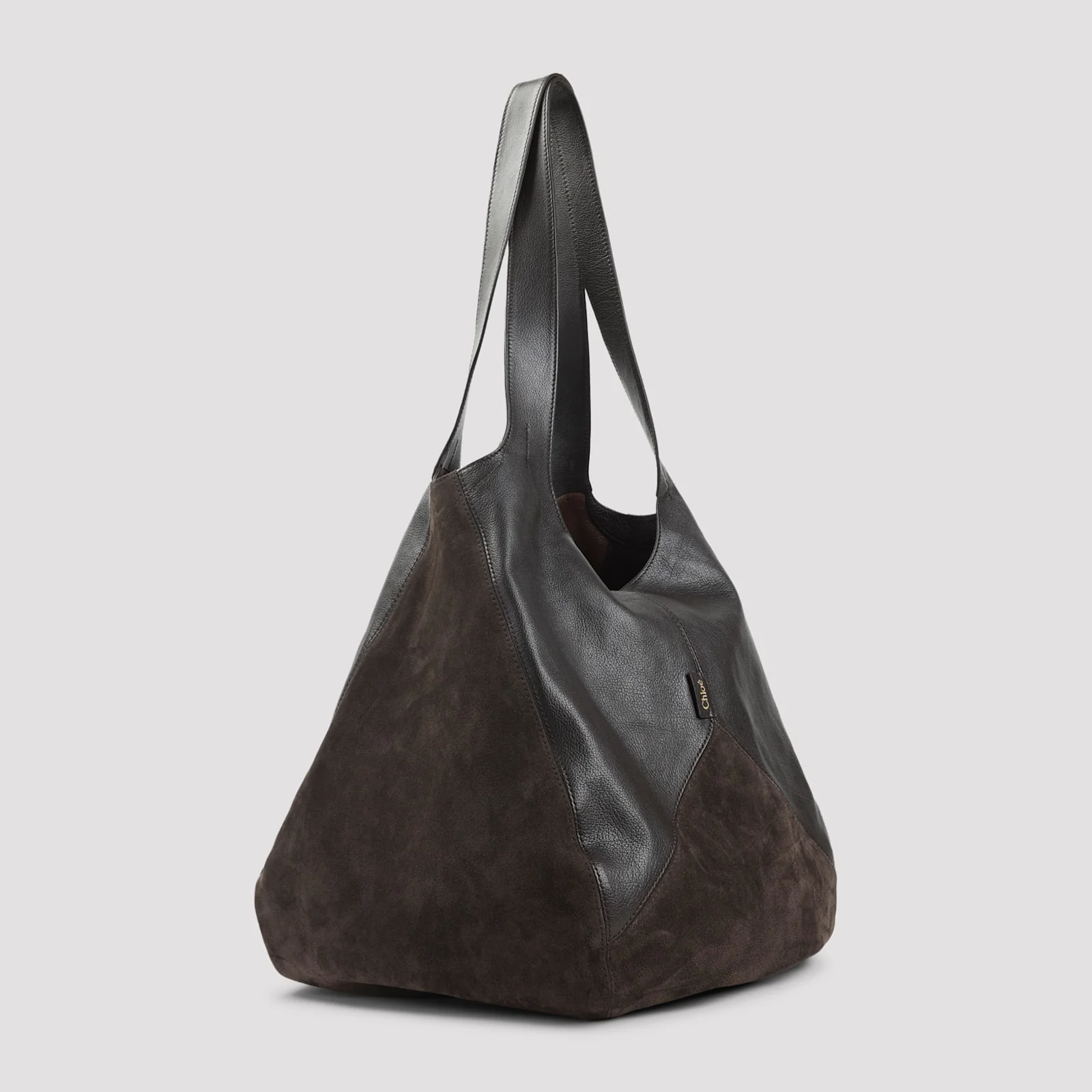 Chloé Balloon Shoulder Bag - Kohl Brown - Image 5