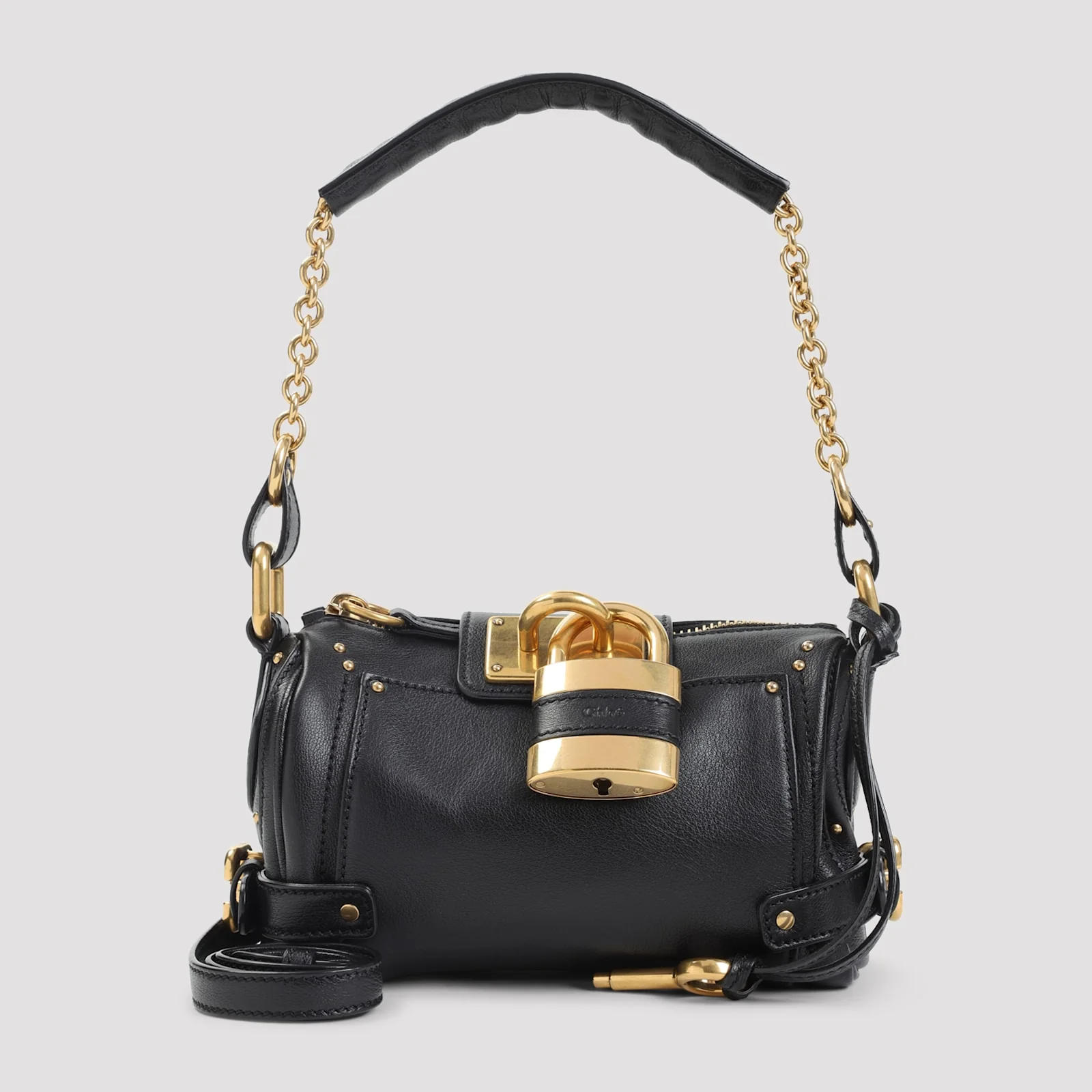 Chloé Paddington Shoulder Bag - Black - Image 3