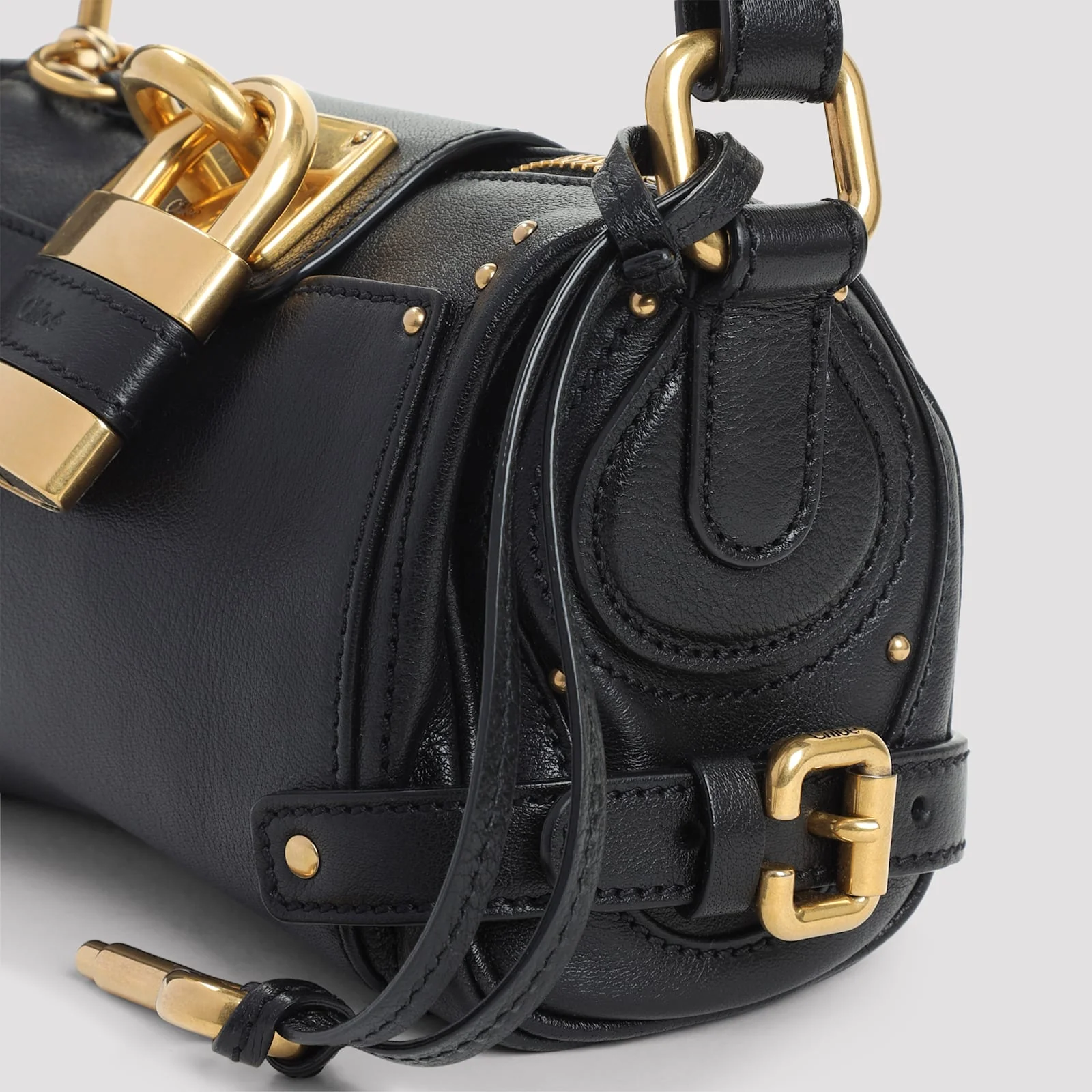Chloé Paddington Shoulder Bag - Black - Image 5