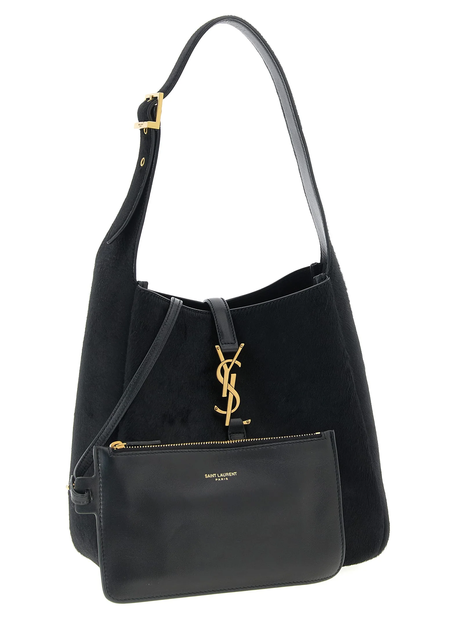 Saint Laurent Le 5 7 Small Shoulder Bag - Black - Image 3