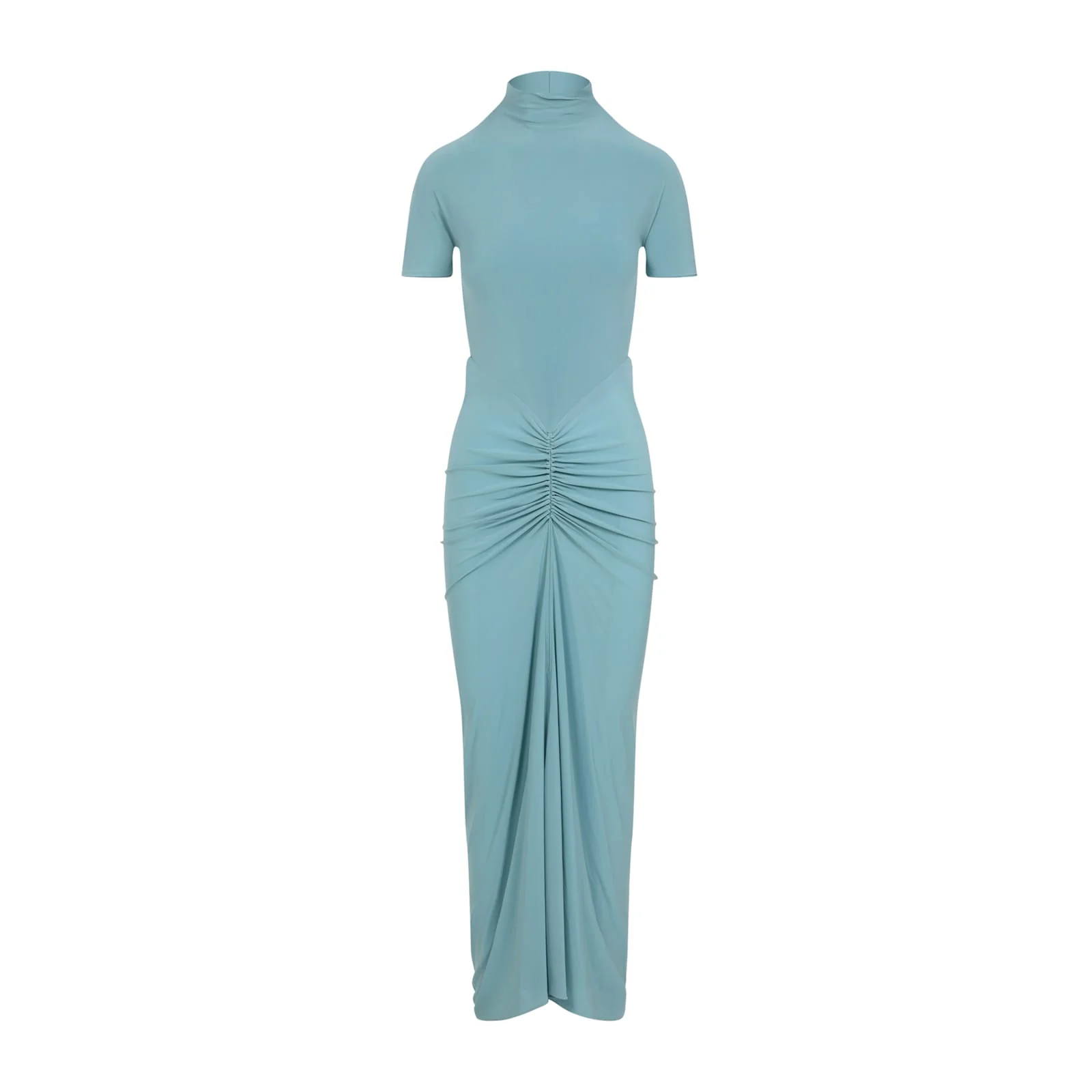 Alaia Alaa Draped Dress - Clear Blue - Image 2