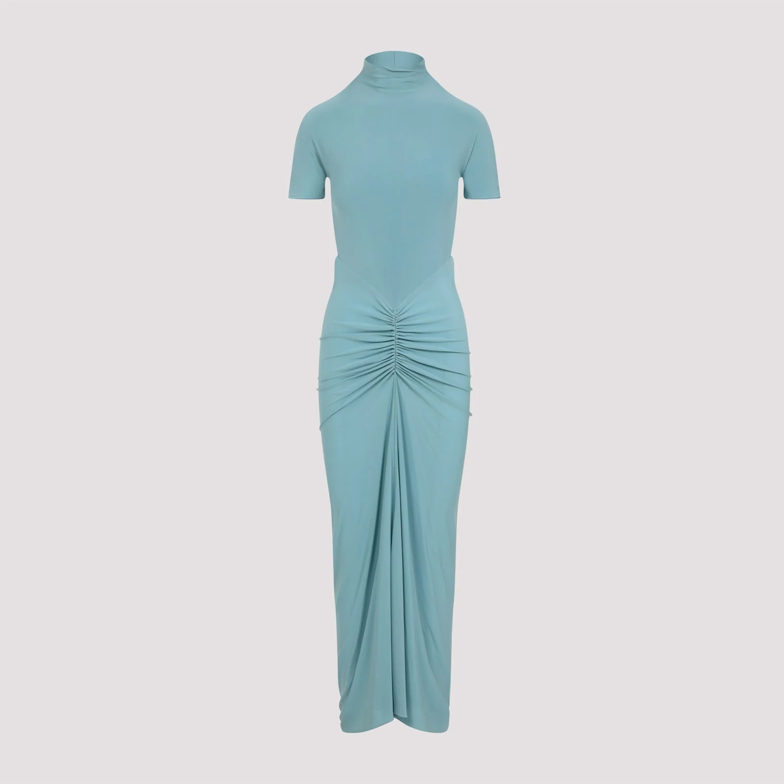 Alaia Alaa Draped Dress - Clear Blue - Image 3