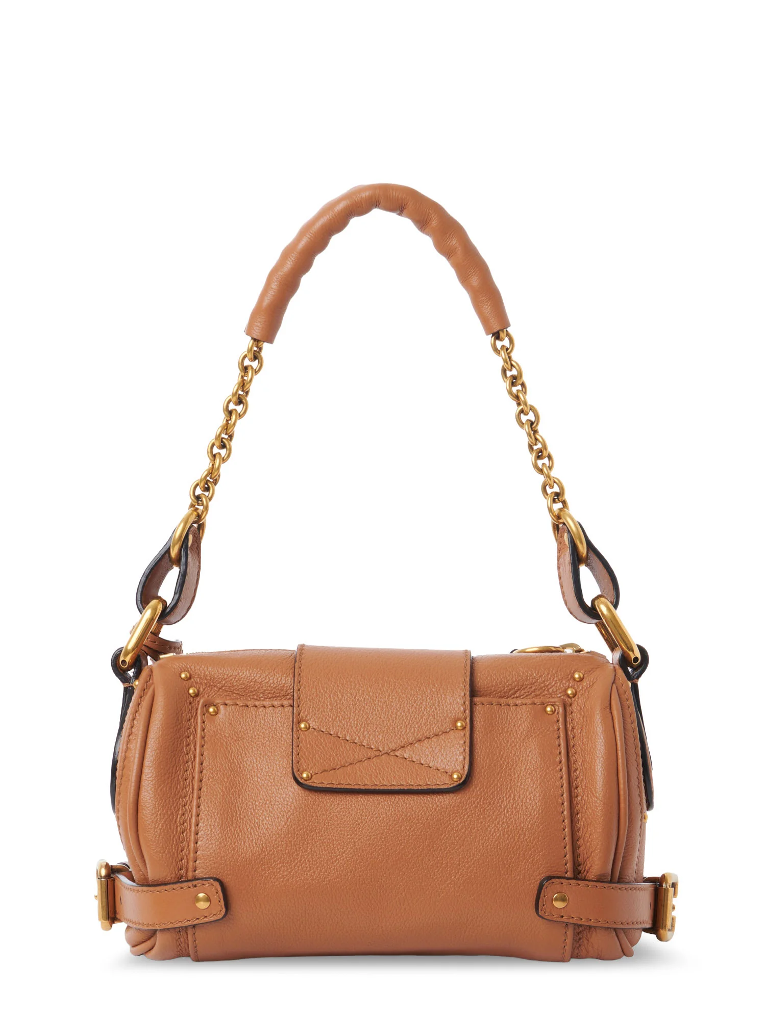 Chloé Paddington Small Leather Shoulder Bag - Mustang Brown - Image 2