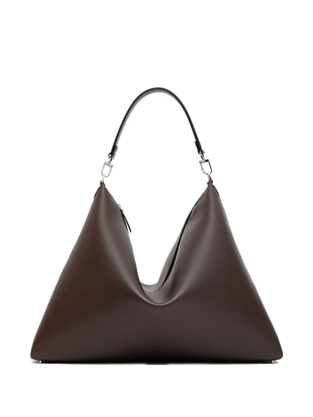 Totême Grainy Leather Tote Bag - Brown