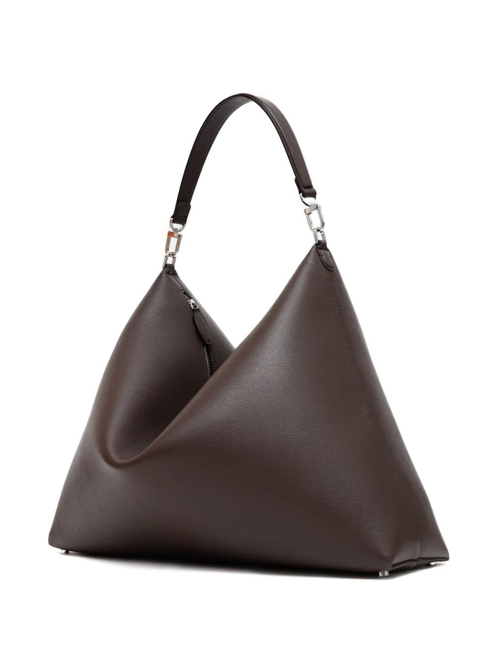 Totême Grainy Leather Tote Bag - Brown - Image 3