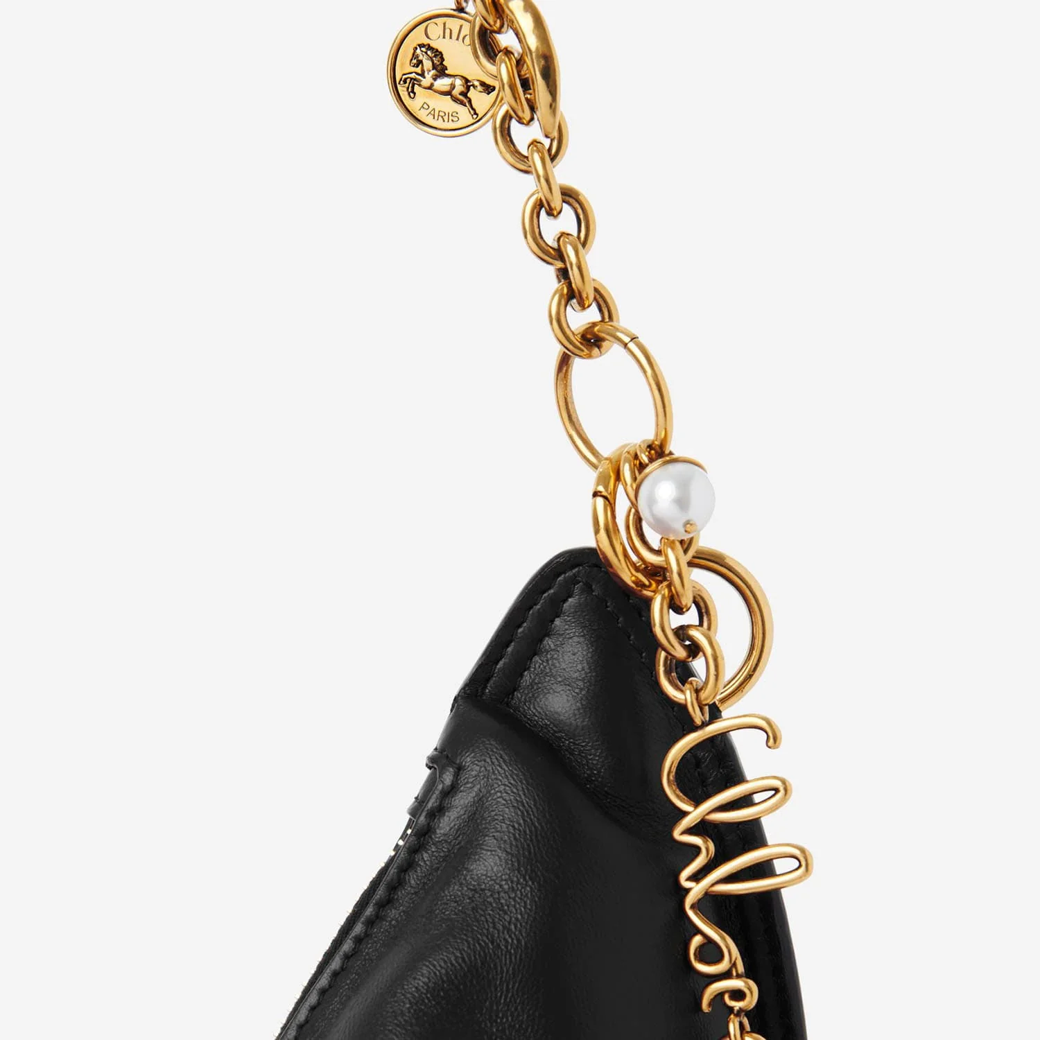 Chloé Chlo Icons Leather Shoulder Bag - Black - Image 4