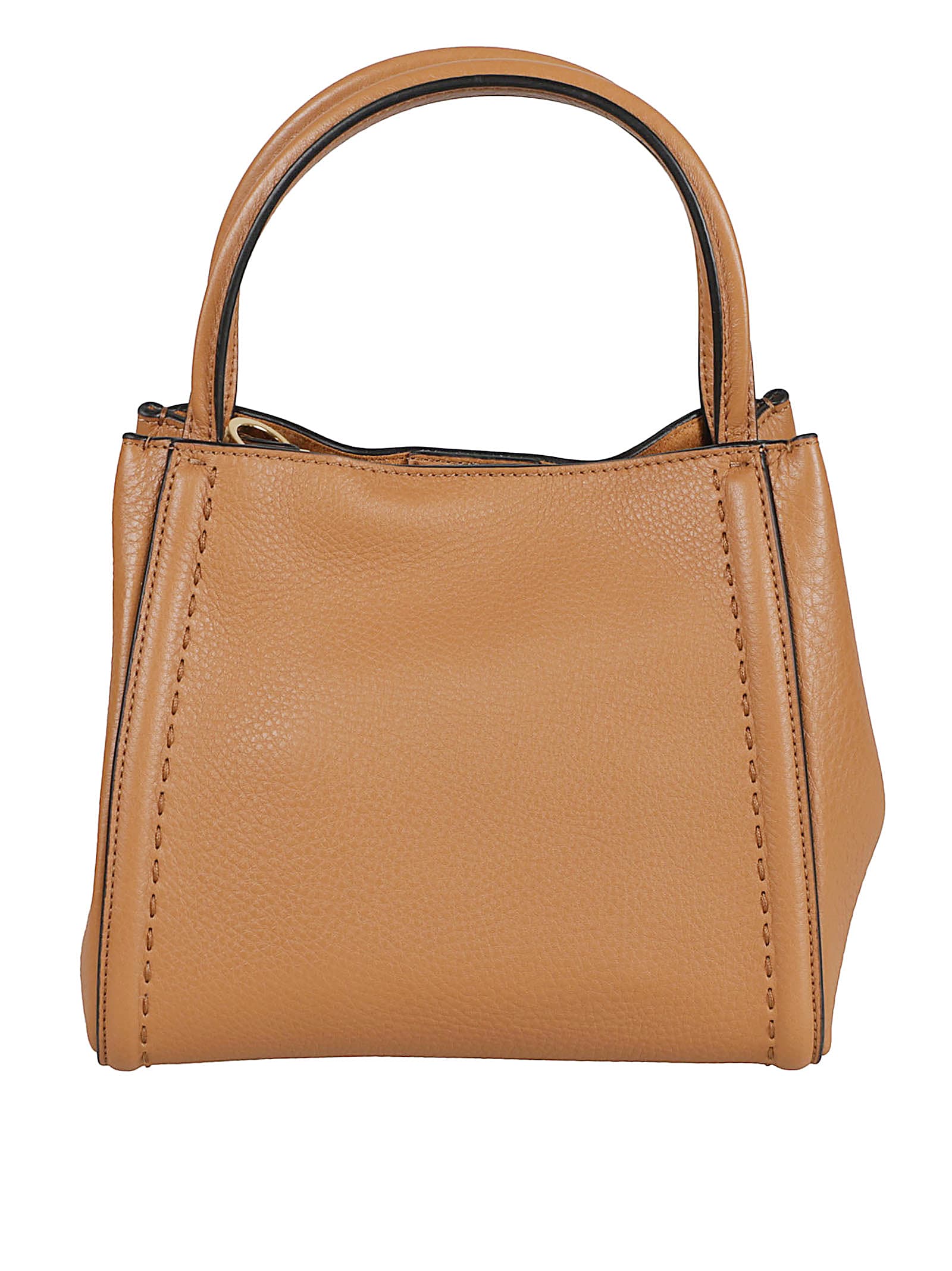 Valentino Garavani Grainy Calfskin Handbag - Almond Beige/Multicolor - Image 2