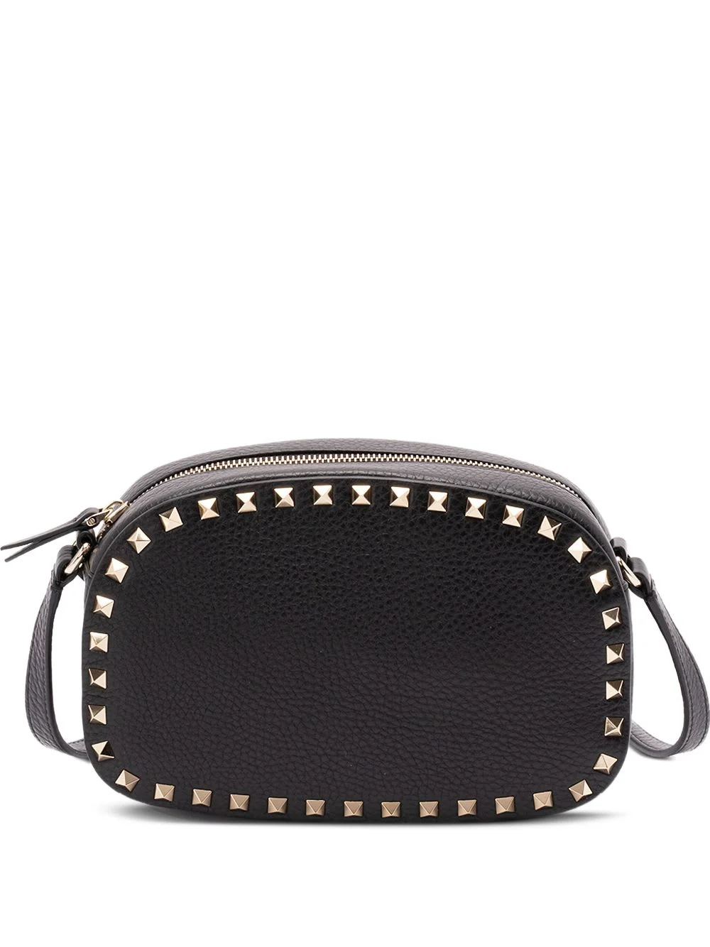 Valentino Garavani Calfskin Shoulder Bag - Black