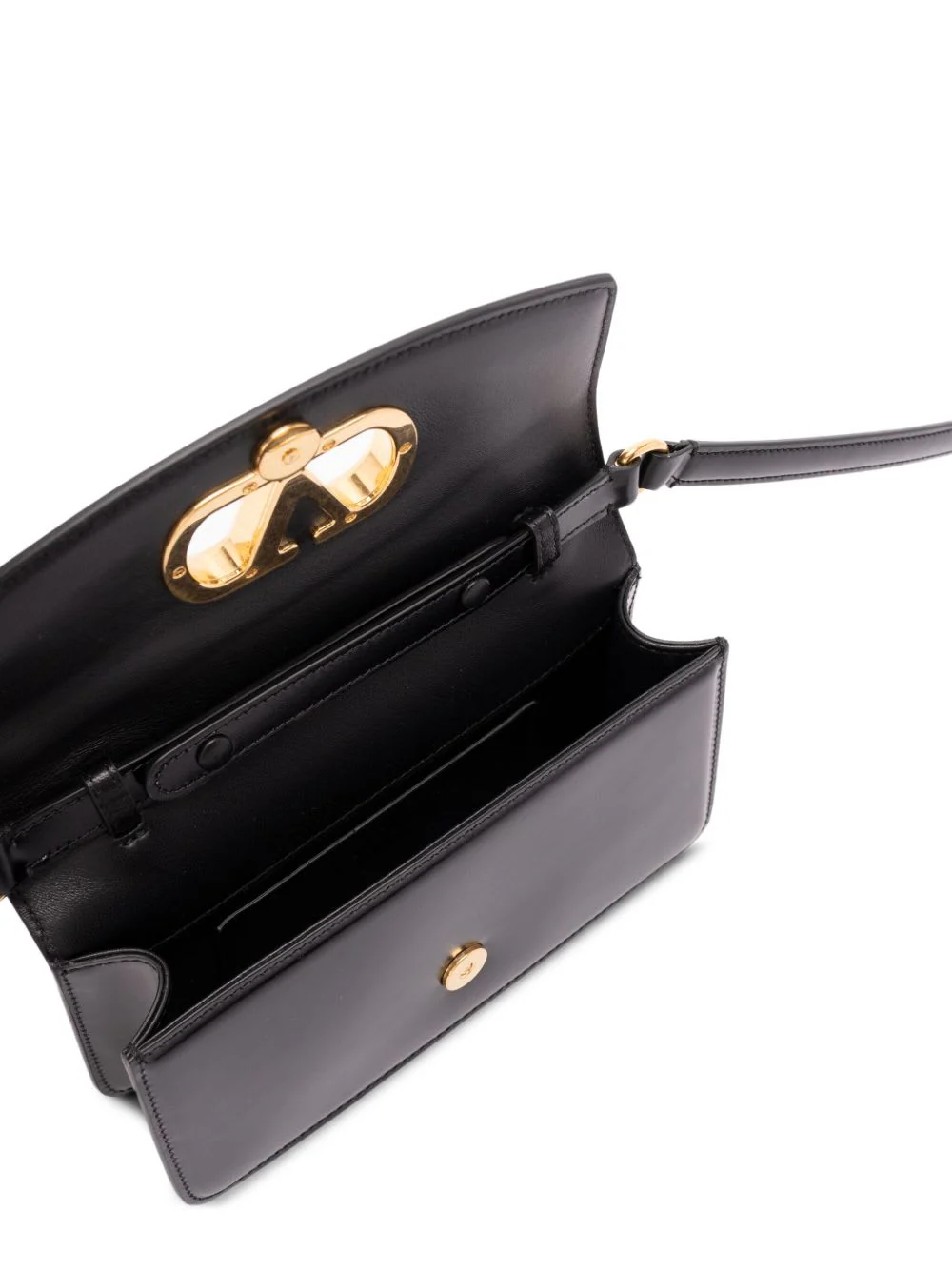 Valentino Garavani Vlogo Signature Shoulder Bag - Black - Image 4