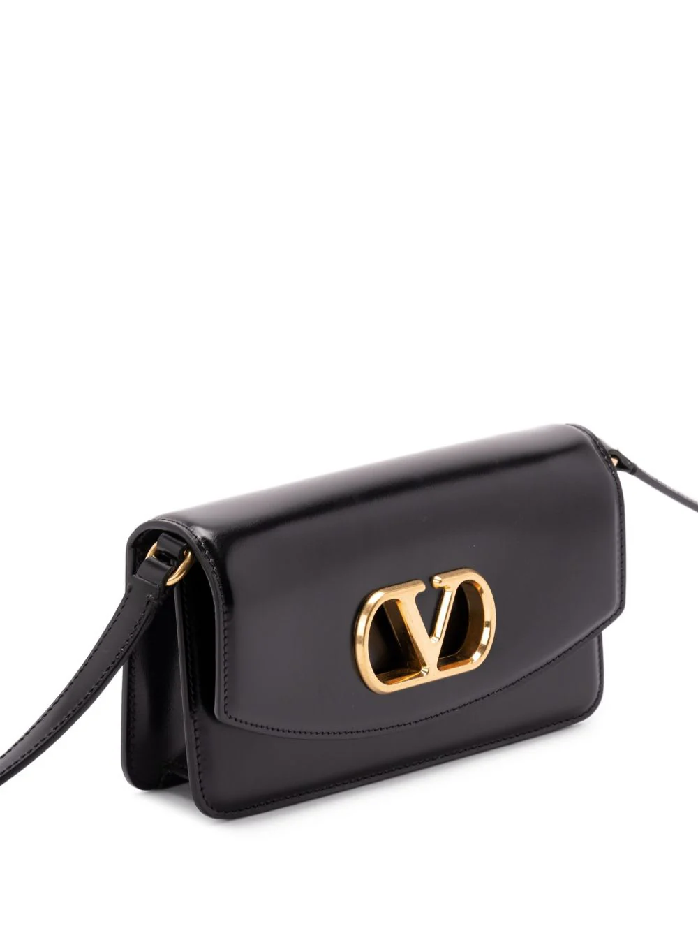 Valentino Garavani Vlogo Signature Shoulder Bag - Black - Image 5