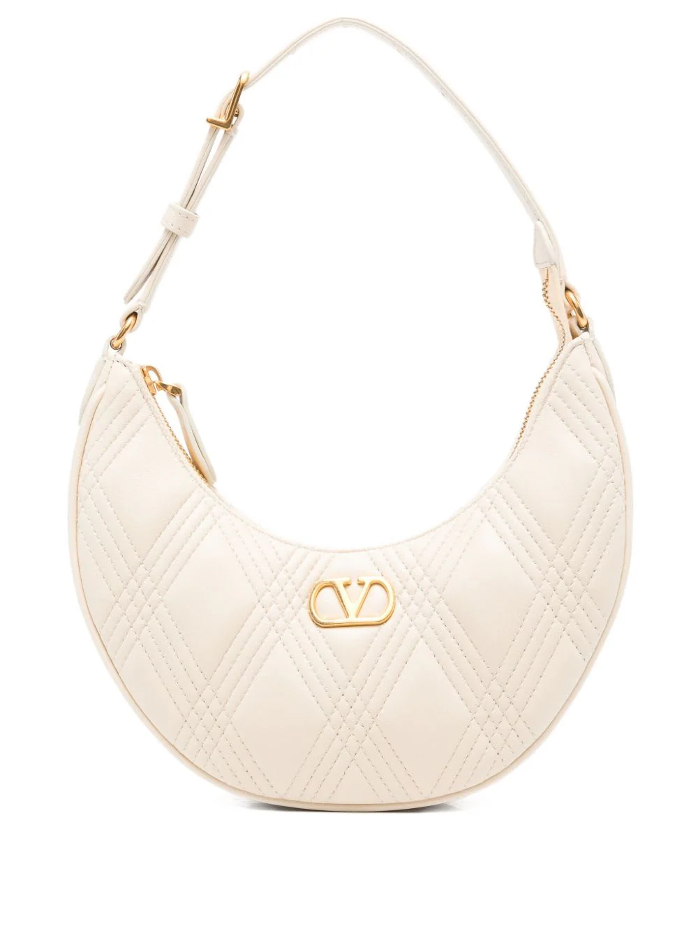 Valentino Garavani Quiltie 67 Shoulder Bag - White