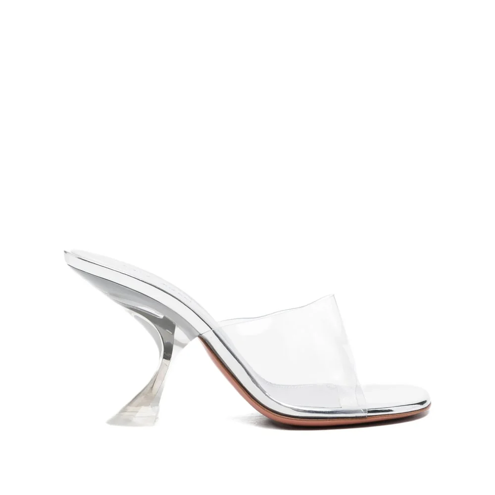 amina muaddi Boot - White