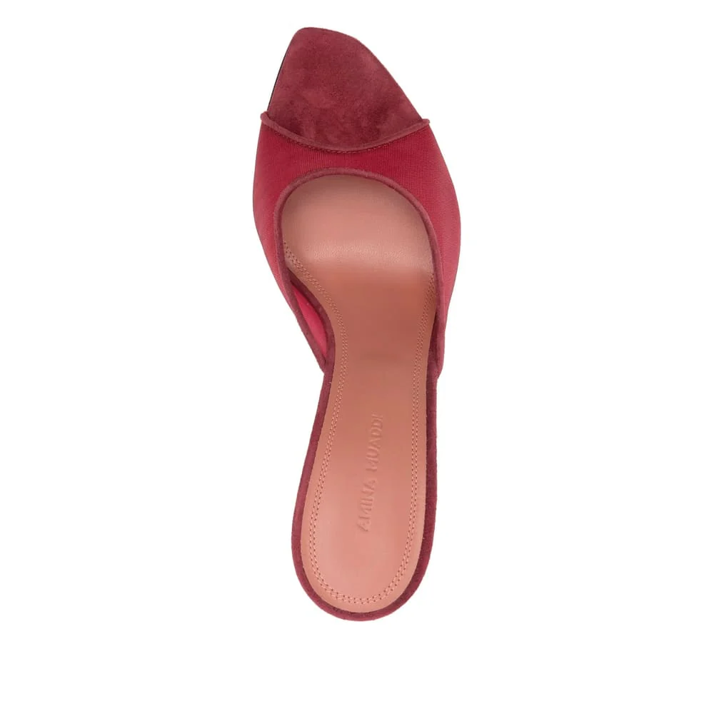 Amina Muaddi Boots - Red - Image 2
