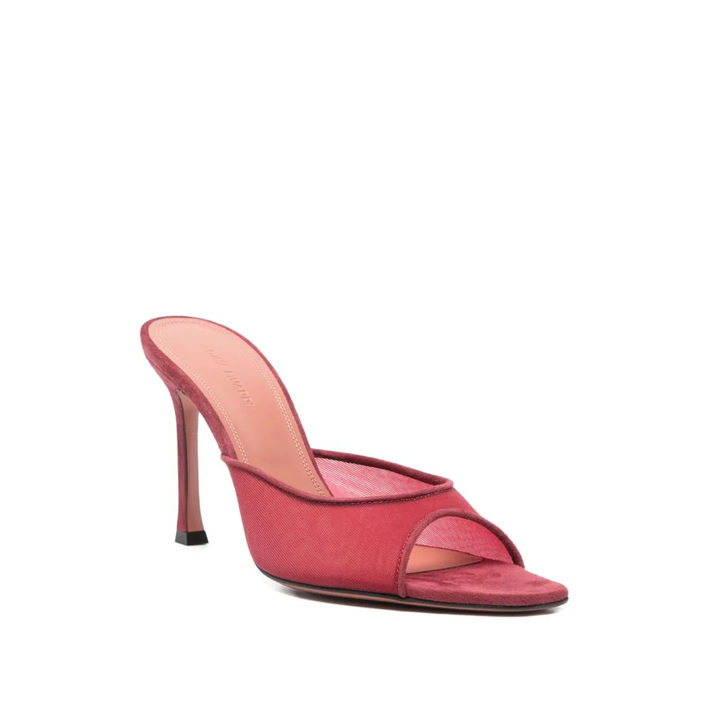 Amina Muaddi Boots - Red - Image 3
