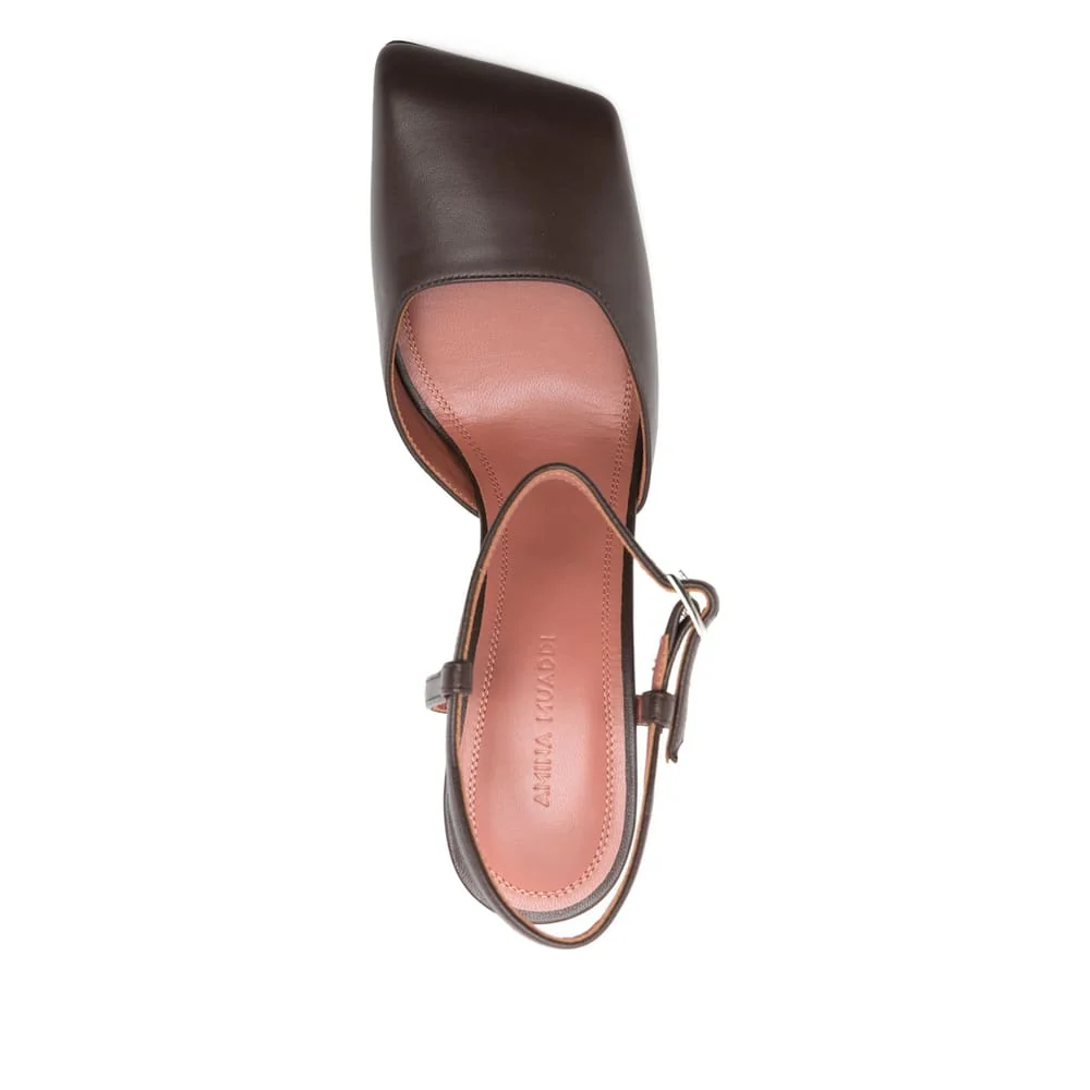 Amina Muaddi Boots - Brown - Image 4