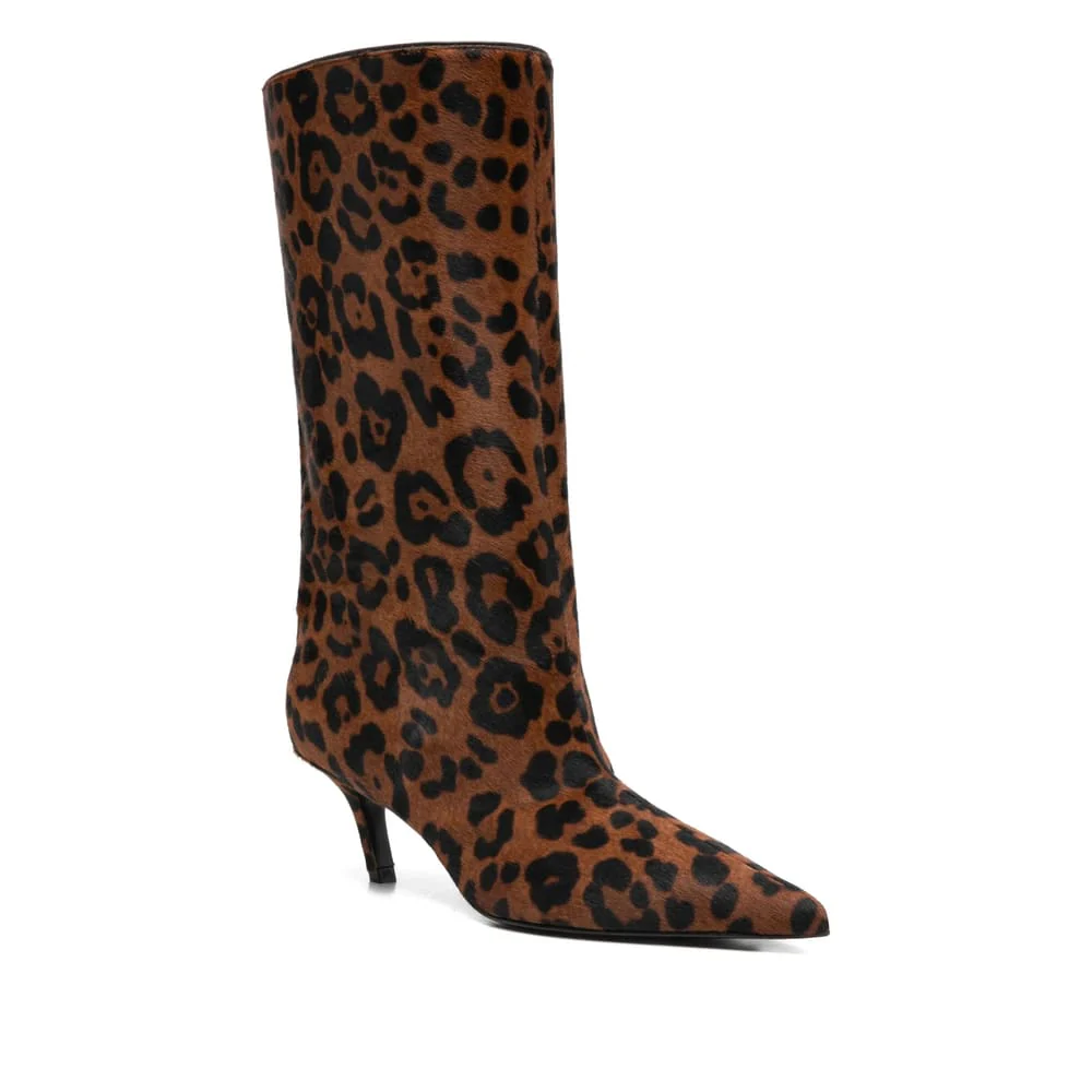 amina muaddi Shoes Boots - Brown/Black - Image 3