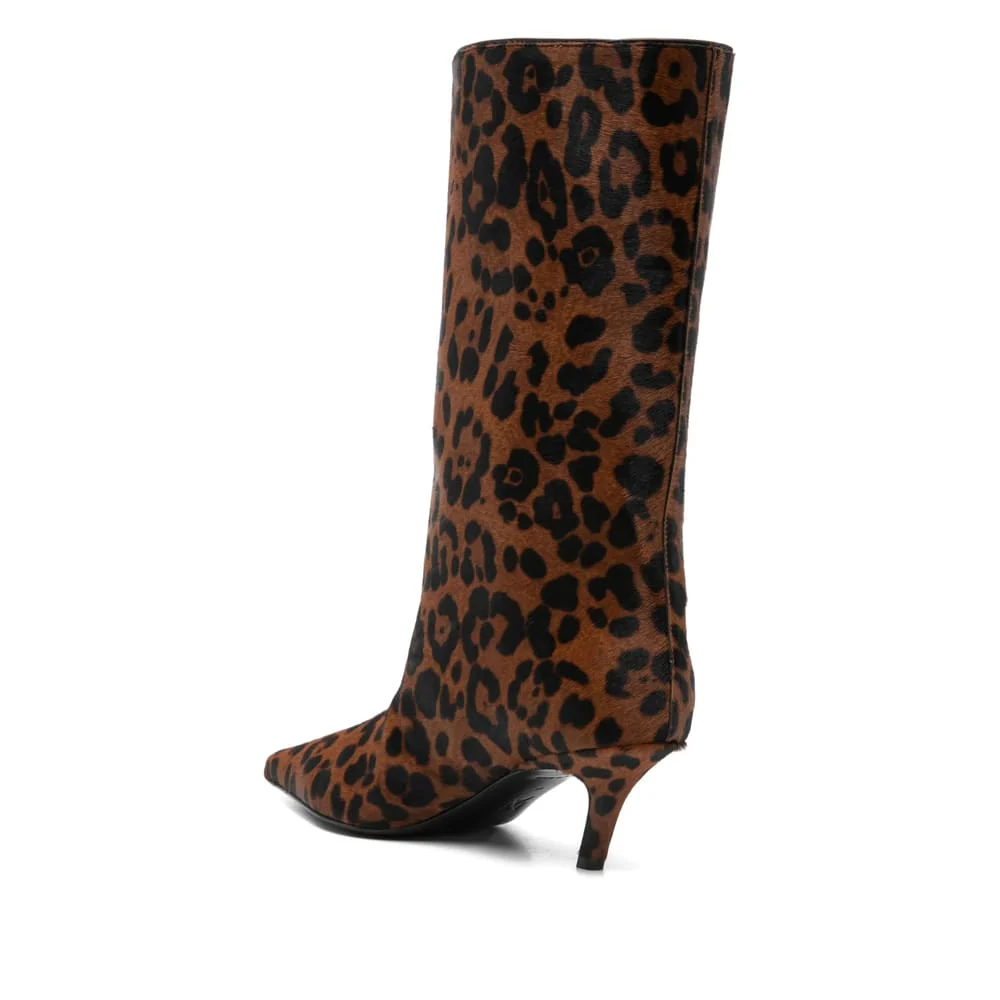 amina muaddi Shoes Boots - Brown/Black - Image 4