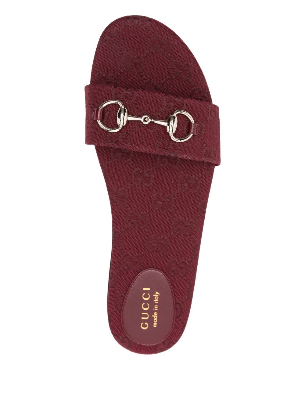 Gucci Gg Canvas Sandals - Bordeaux - Image 2