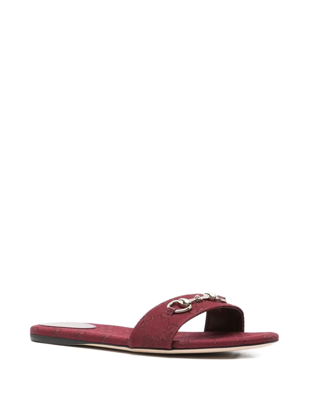 Gucci Gg Canvas Sandals - Bordeaux - Image 3