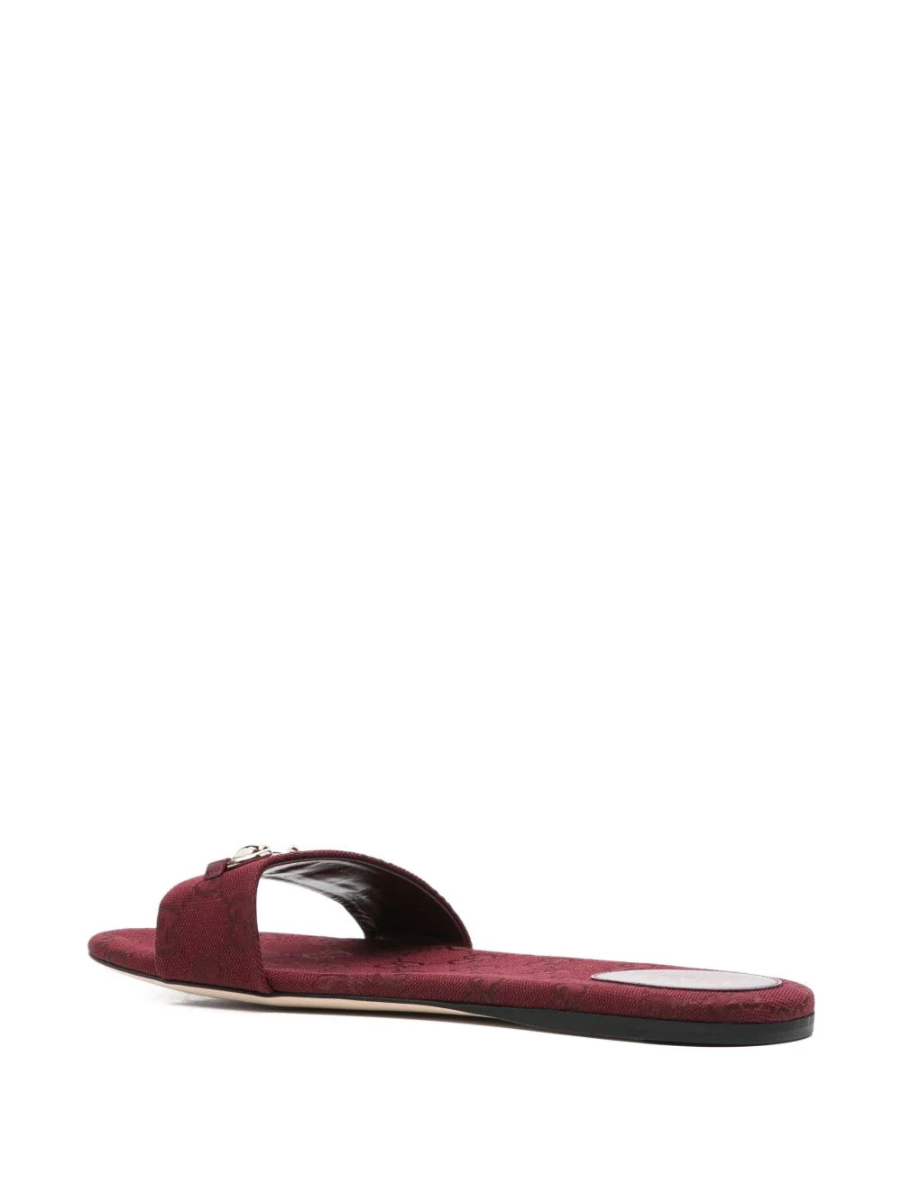 Gucci Gg Canvas Sandals - Bordeaux - Image 4