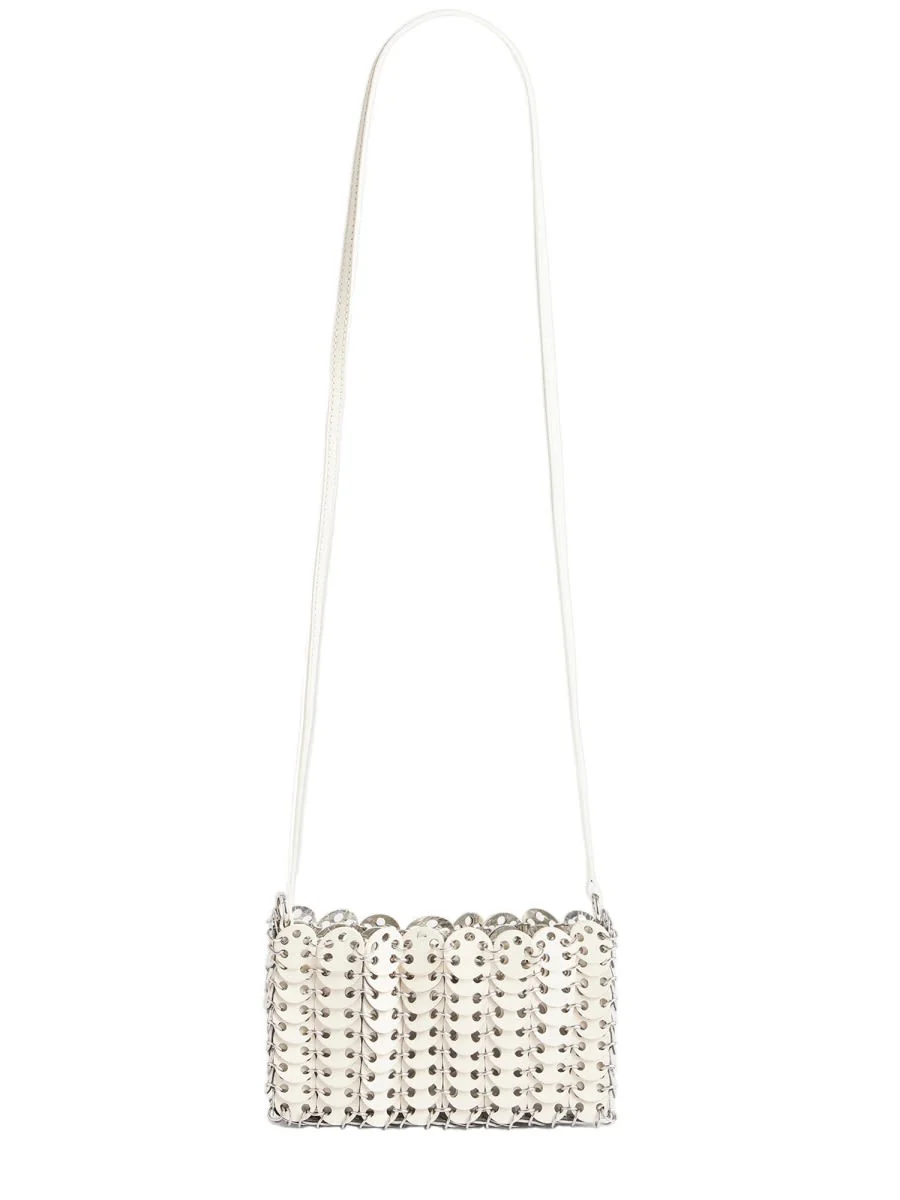 Rabanne Iconic Nano 1969 Tote - Silver - Image 3