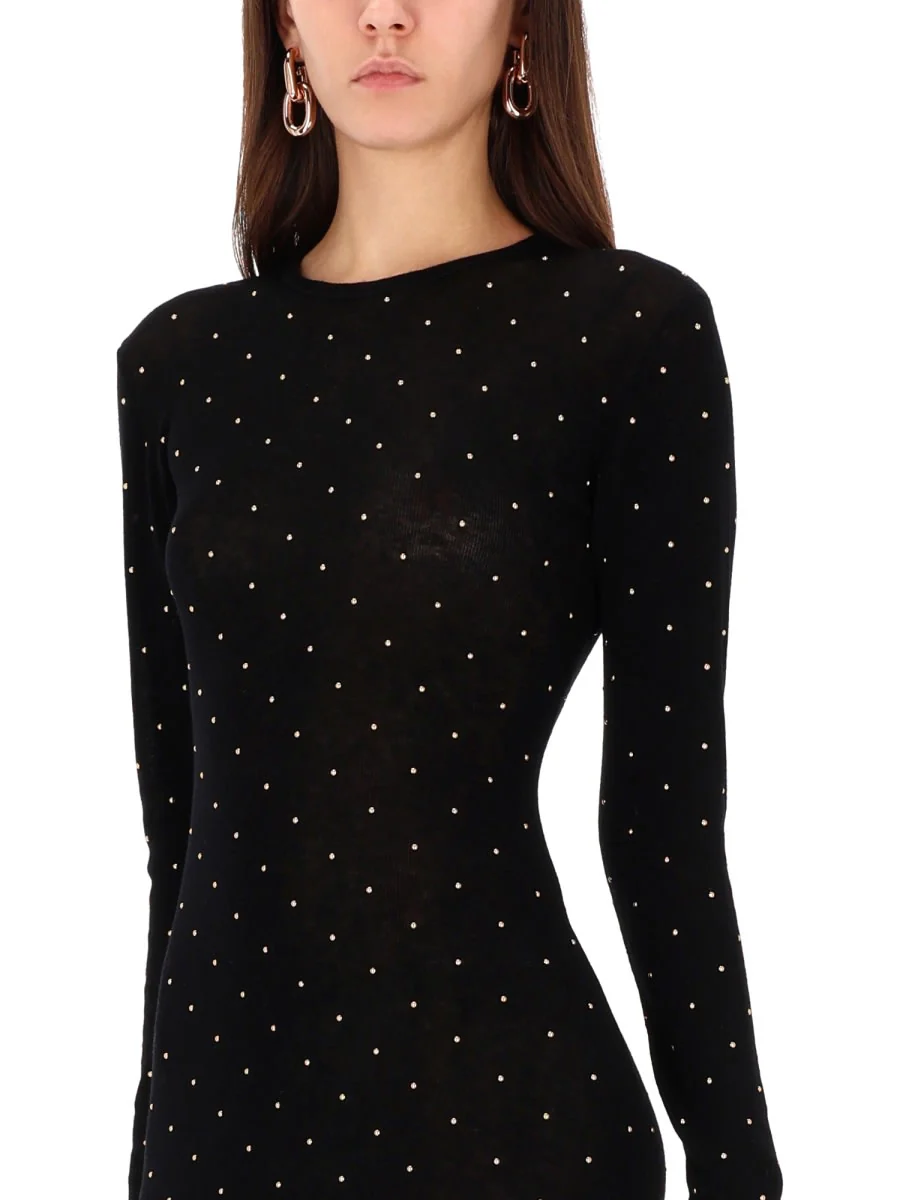 Rabanne Second-skin Effect Long Dress - Black - Image 4