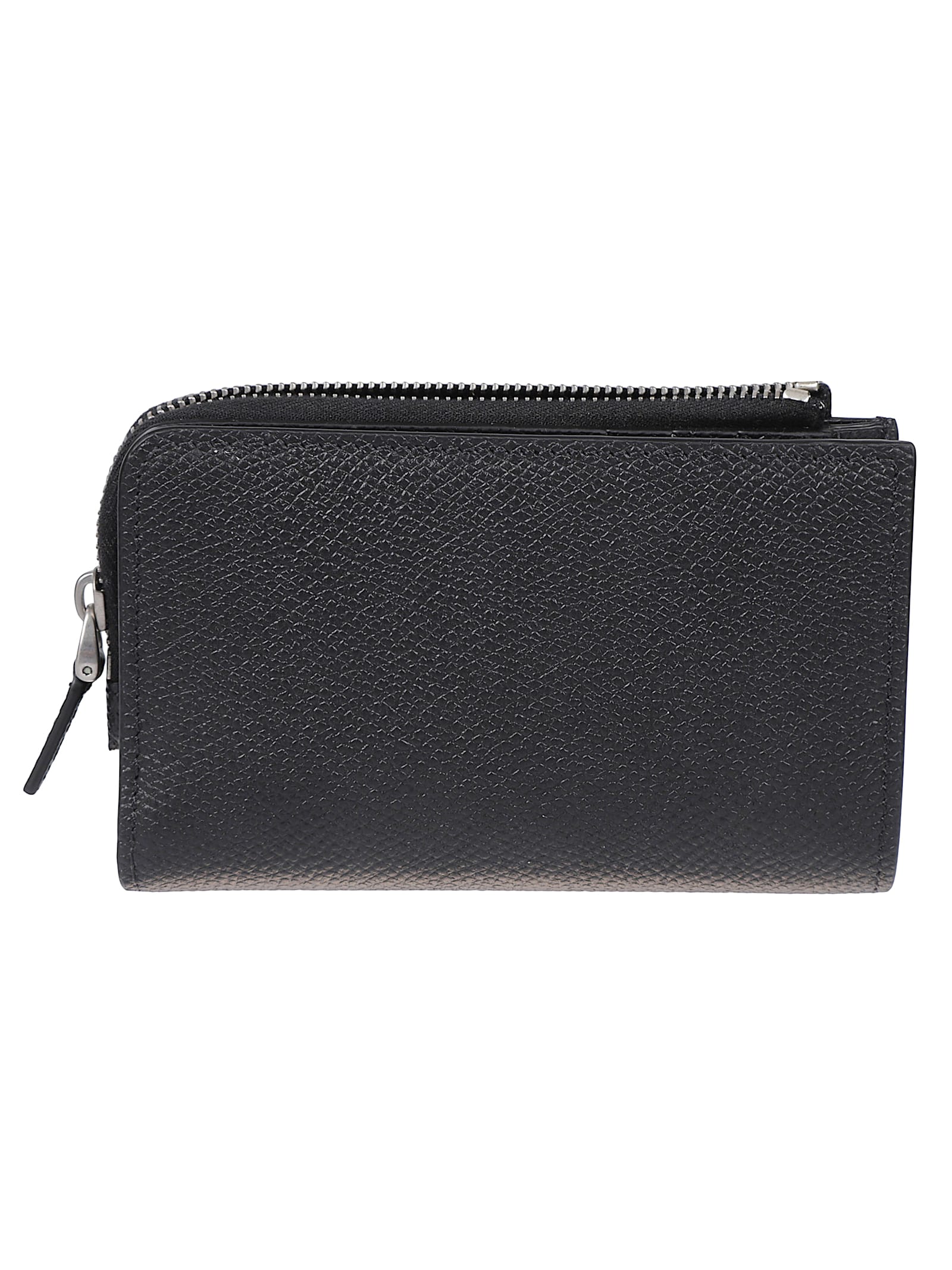Valentino Garavani Leather Wallet With Logo Wallet - Black - Image 2