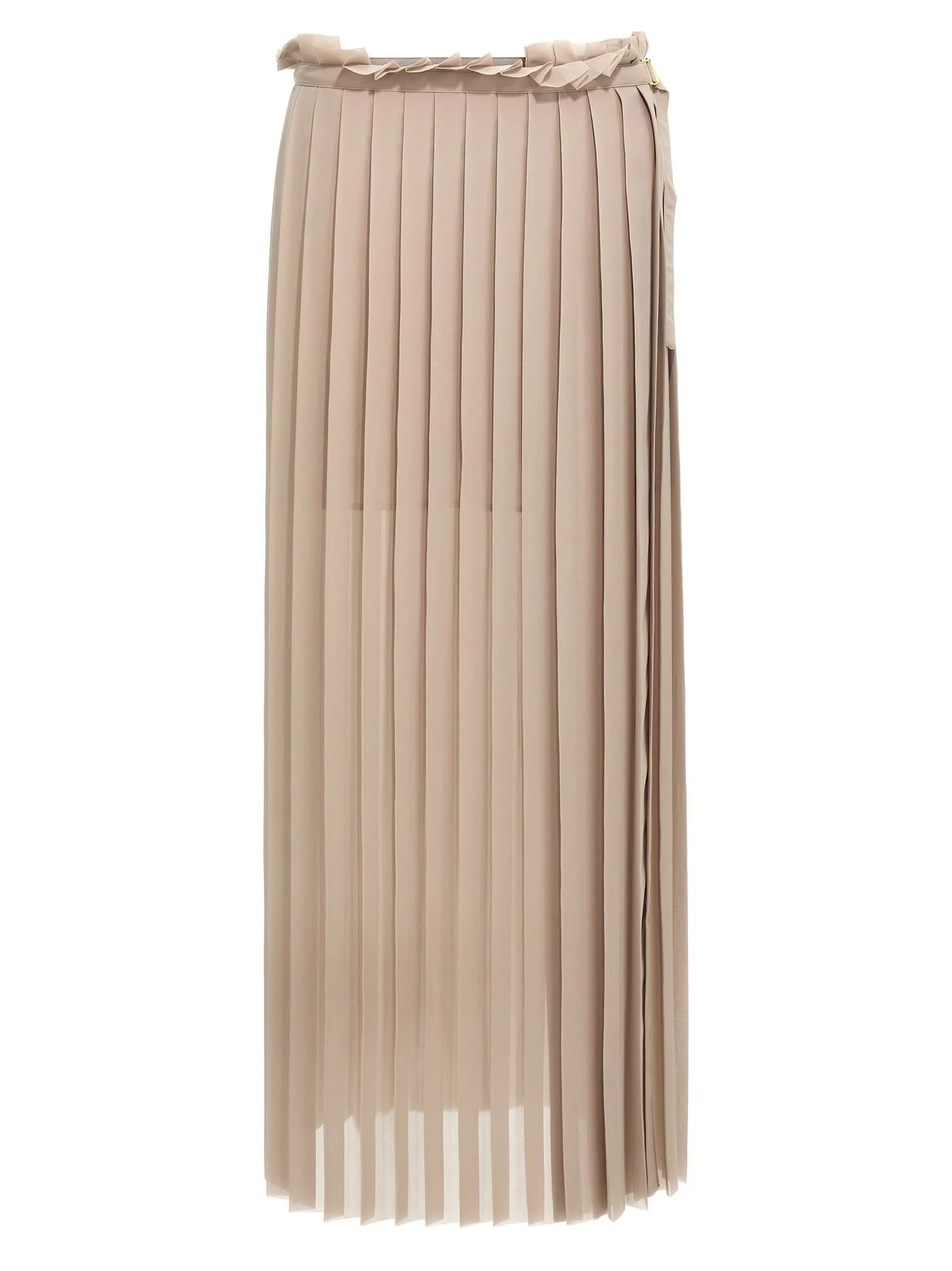 Ami Alexandre Mattiussi Pleated Skirt - Beige