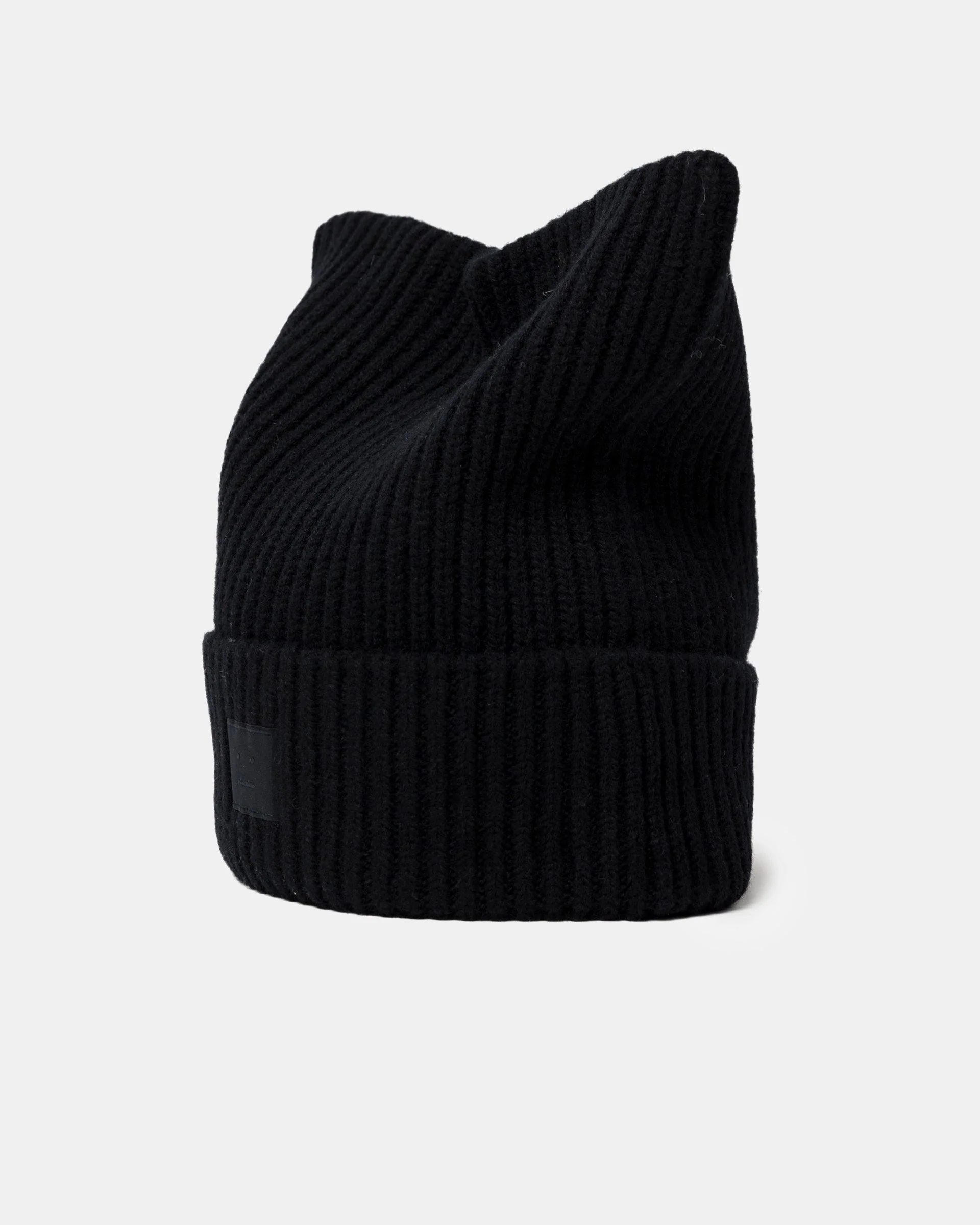 Acne Studios Face Logo Square Beanie - Image 3