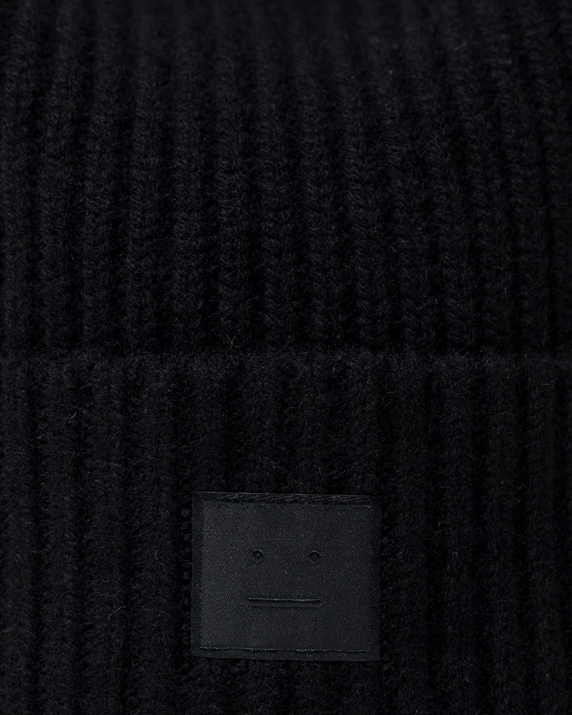 Acne Studios Face Logo Square Beanie - Image 4