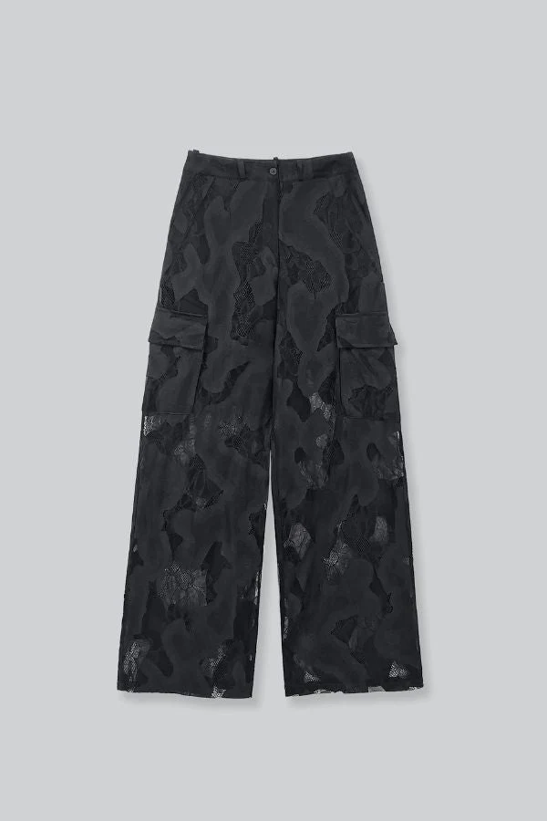 Esthé Lace Cargo Trousers - Image 6