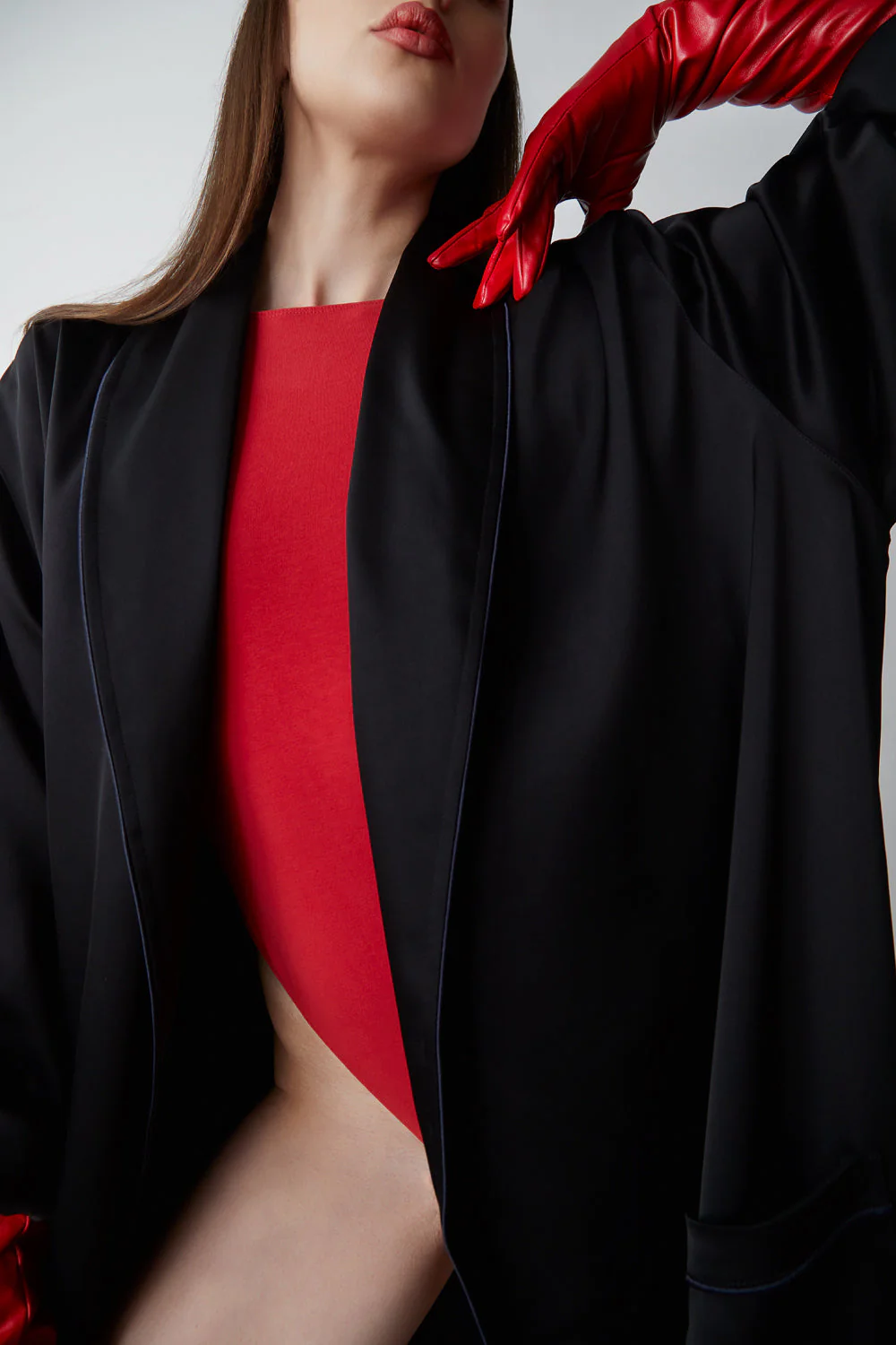 MARGARET Leather Opera Gloves - Image 2