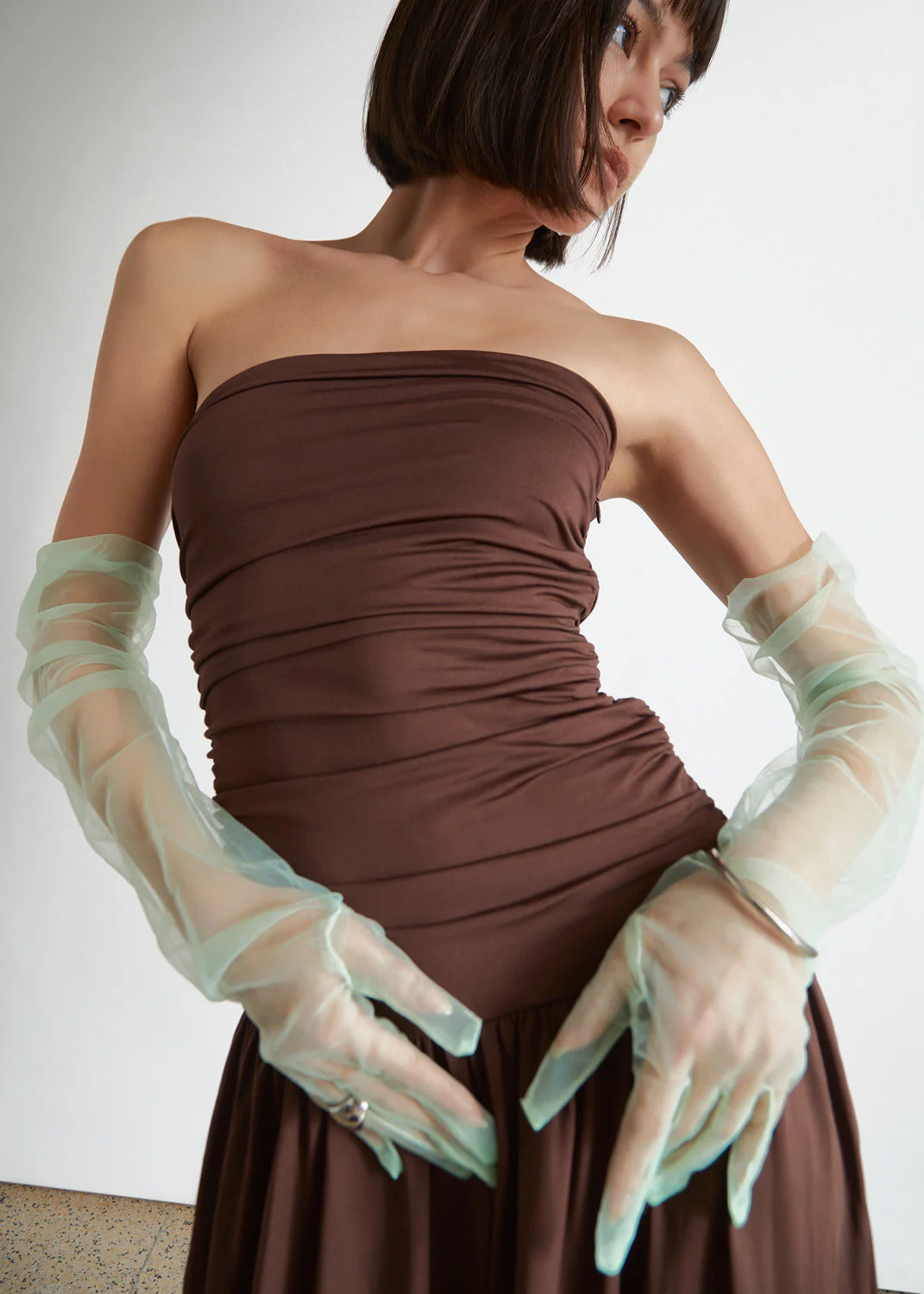 MARGARET Sheer Opera Gloves - Image 2