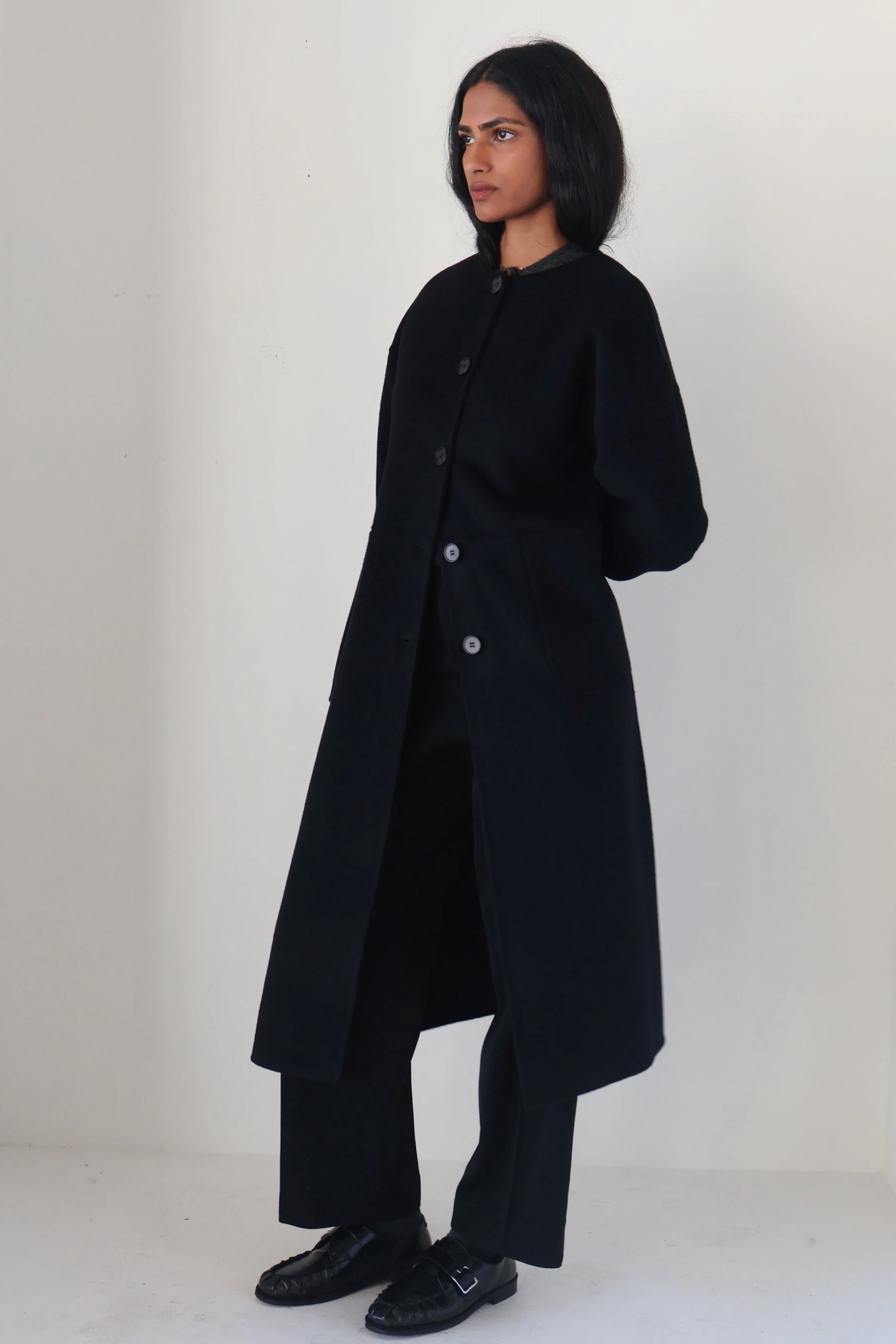 Sophie Rue Kole Wool-Cashmere Scarf Coat - Image 2