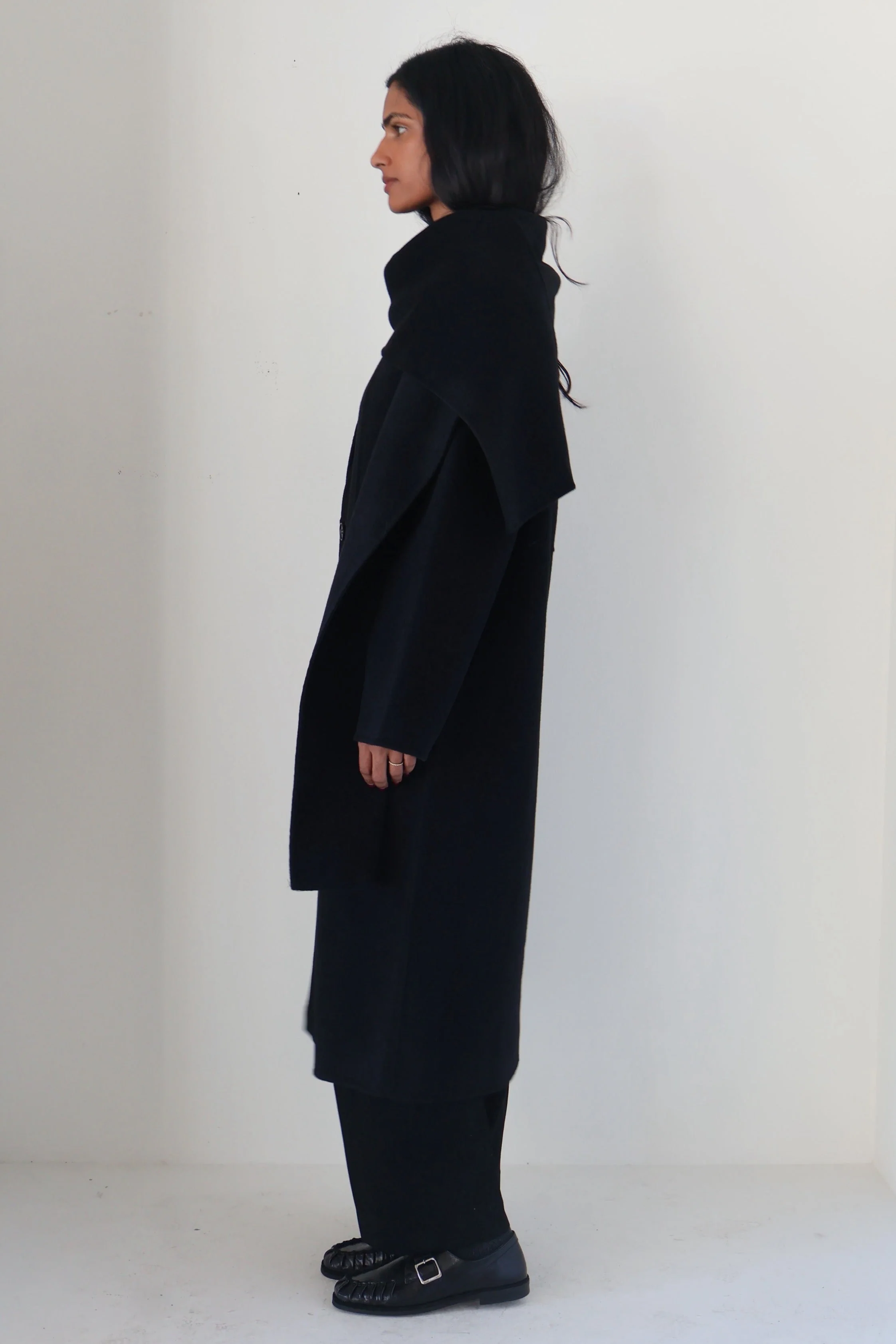 Sophie Rue Kole Wool-Cashmere Scarf Coat - Image 7
