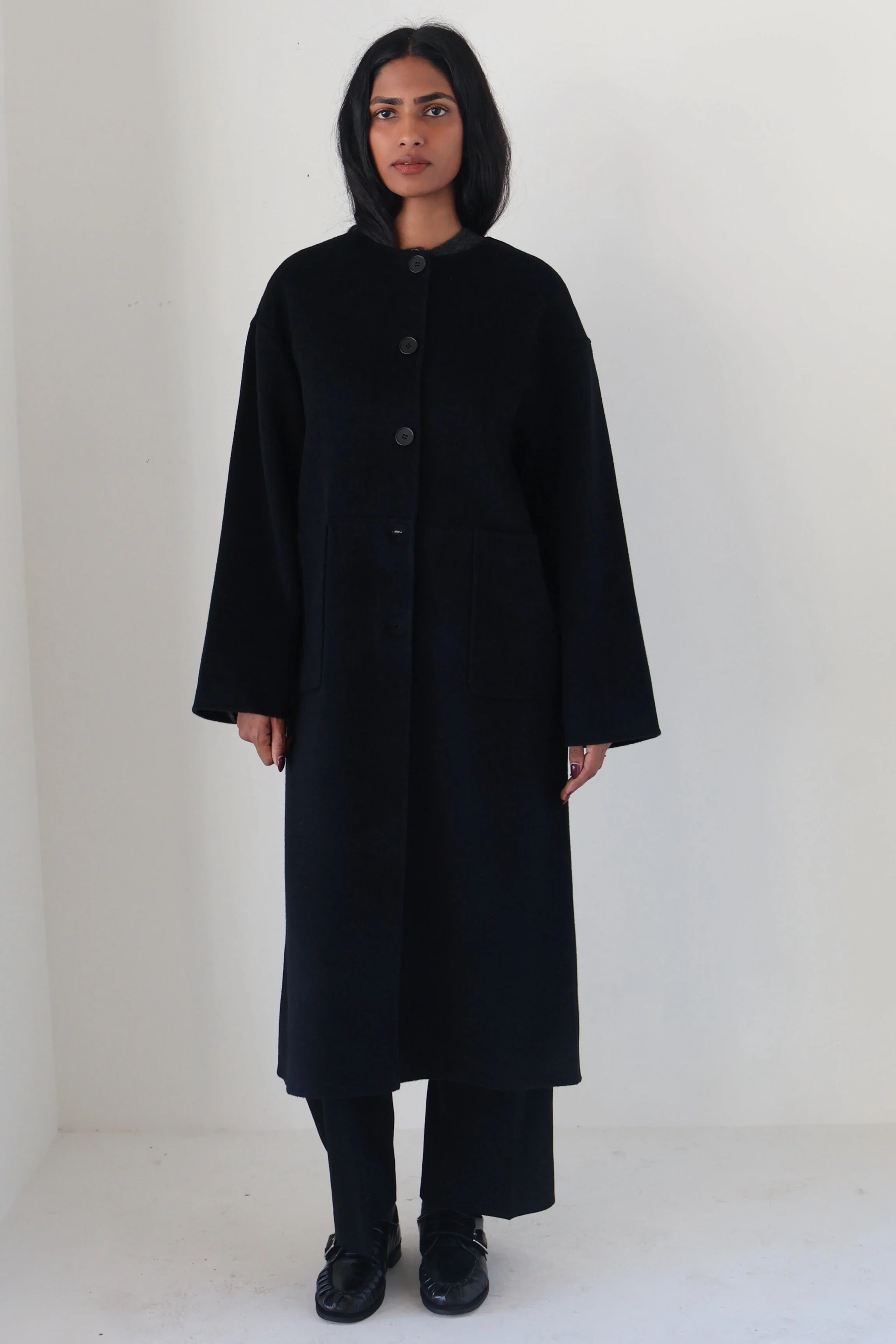 Sophie Rue Kole Wool-Cashmere Scarf Coat - Image 8