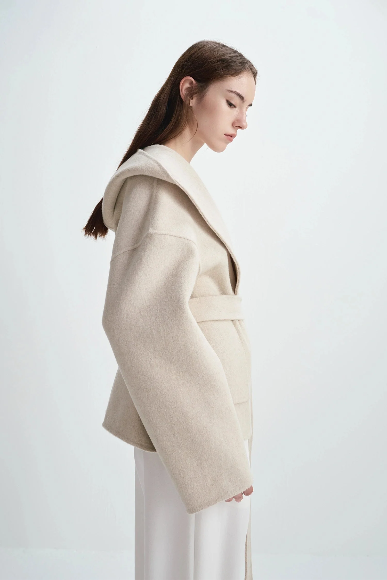 Sophie Rue Lyndi Wool Hoody Coat - Image 4