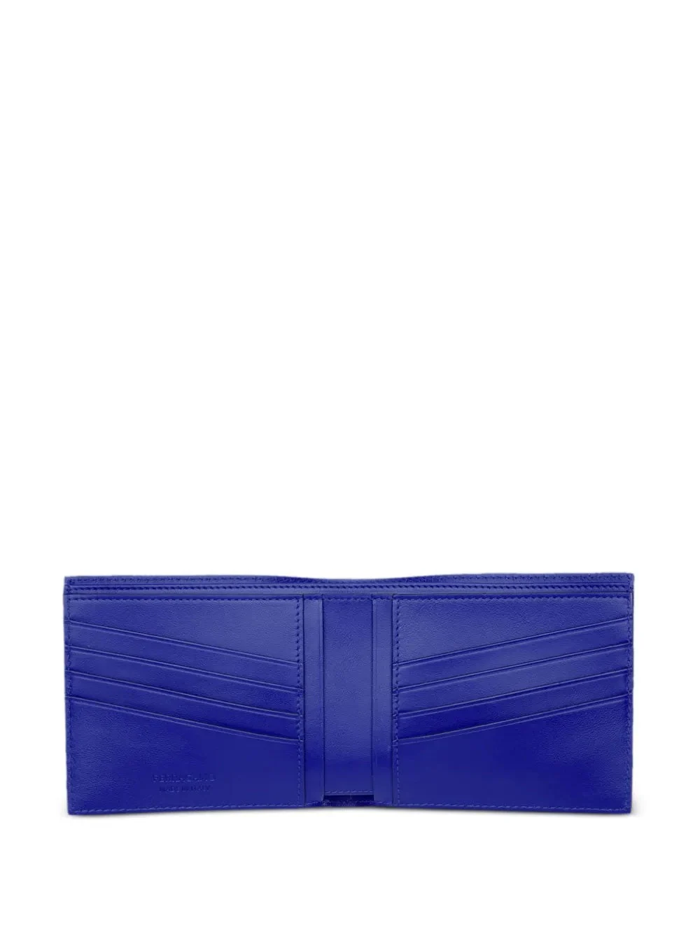 Ferragamo Embossed Logo Leather Bifold Wallet - Lapis - Image 3