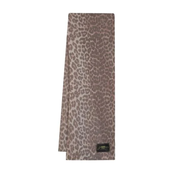 Ganni Scarf - Leopard - Image 2