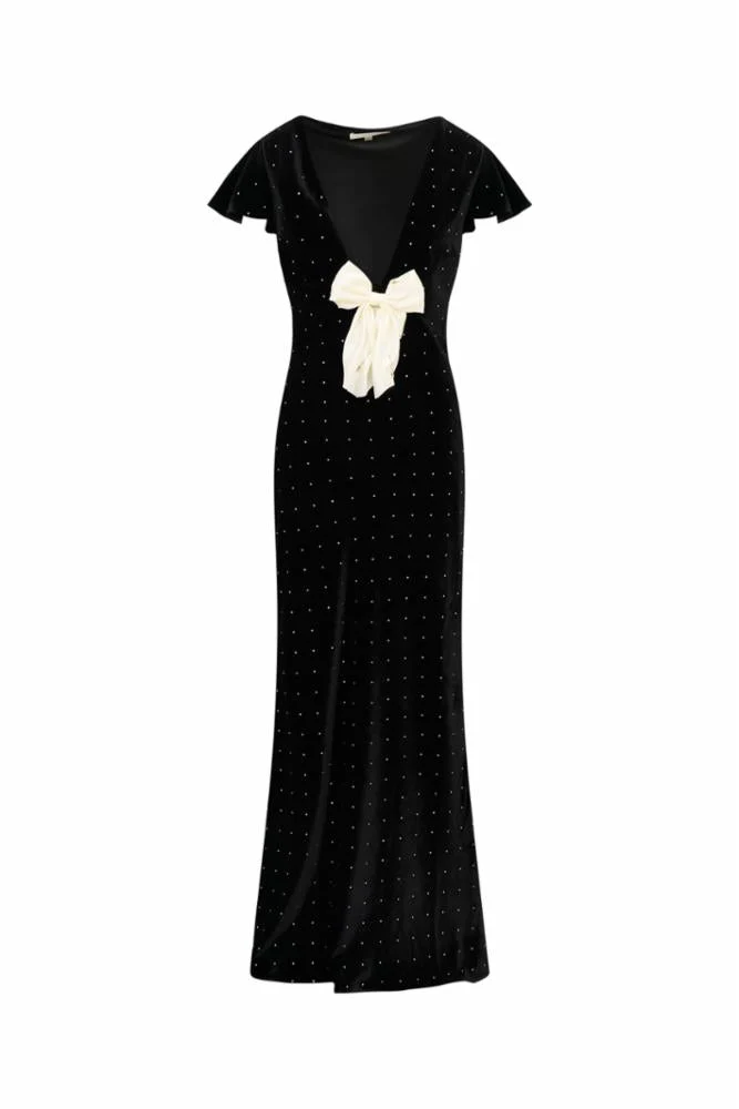 LoveShackFancy Melora Dress - Black - Image 3
