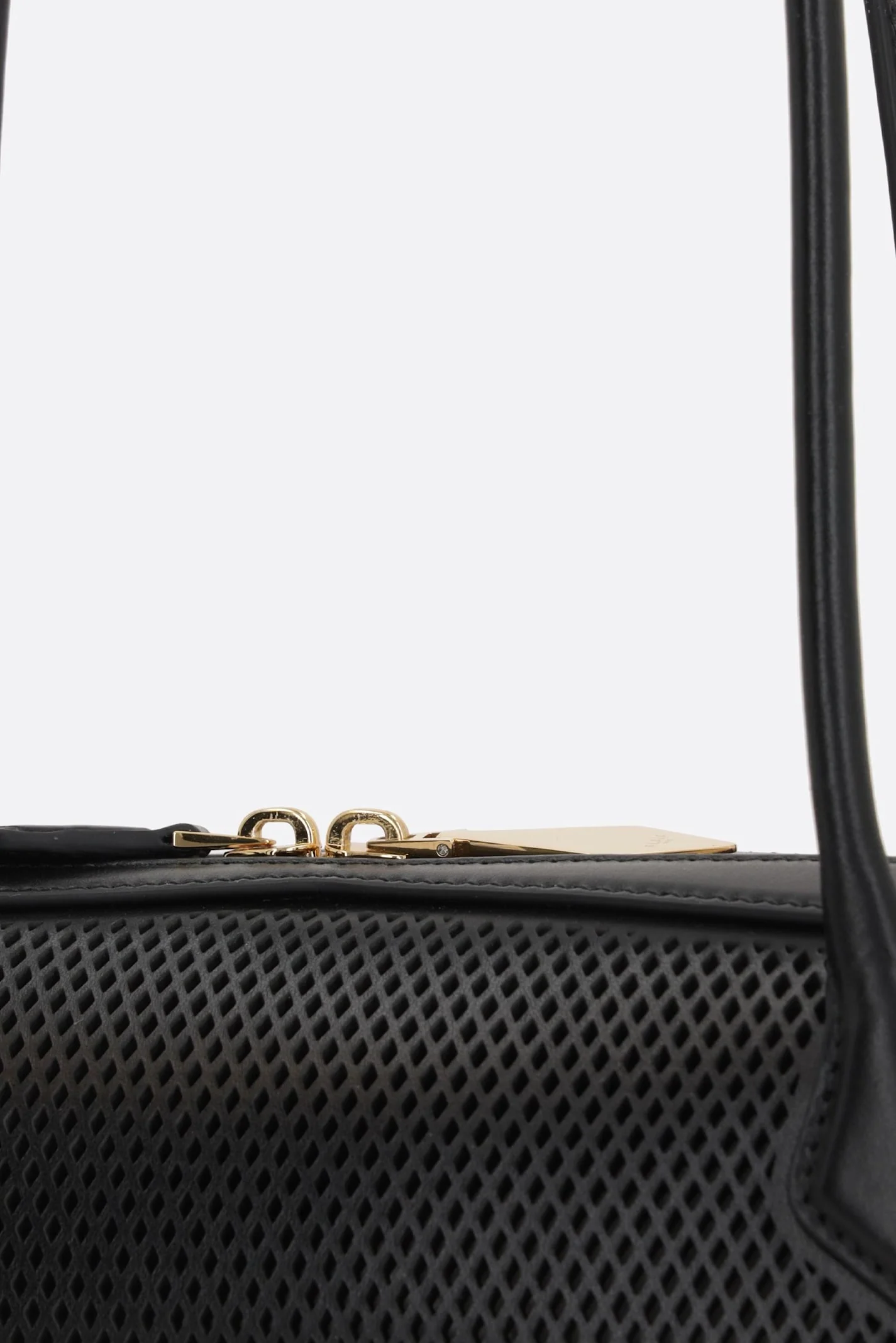 Alaia Le Teckel Medium Handbag - Black - Image 4