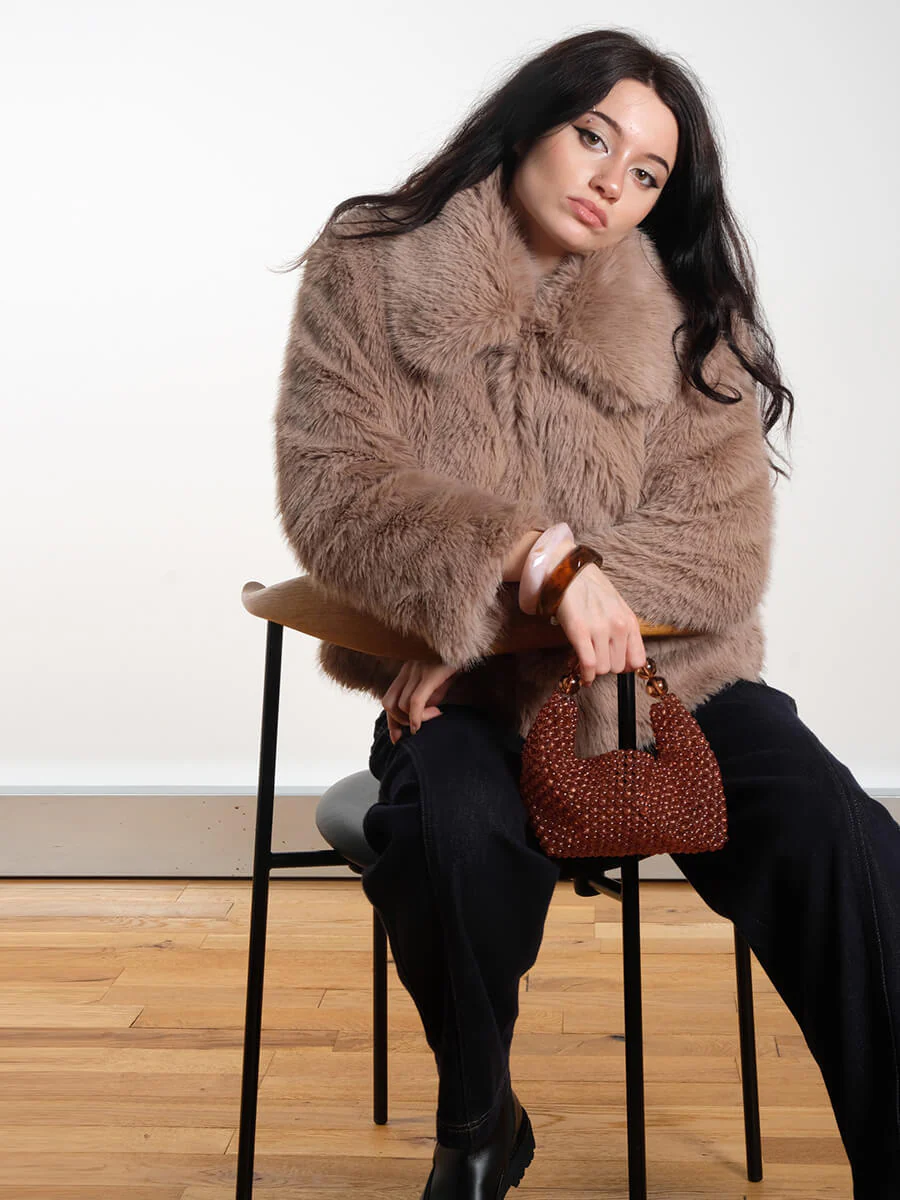 SUI AVA Slouchy Beaded Bag - Image 2